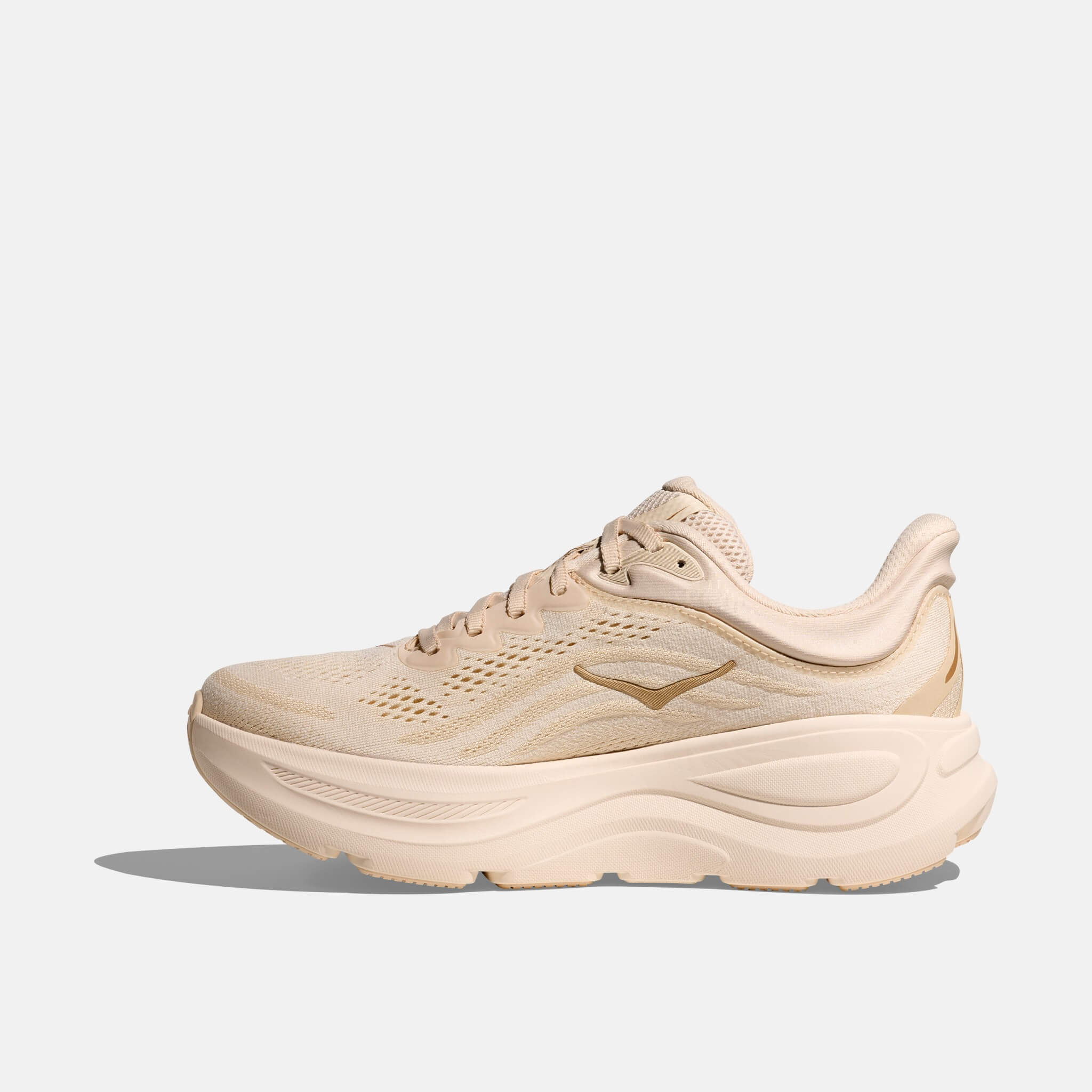 Damskie kremowe sneakersy Hoka Bondi 9