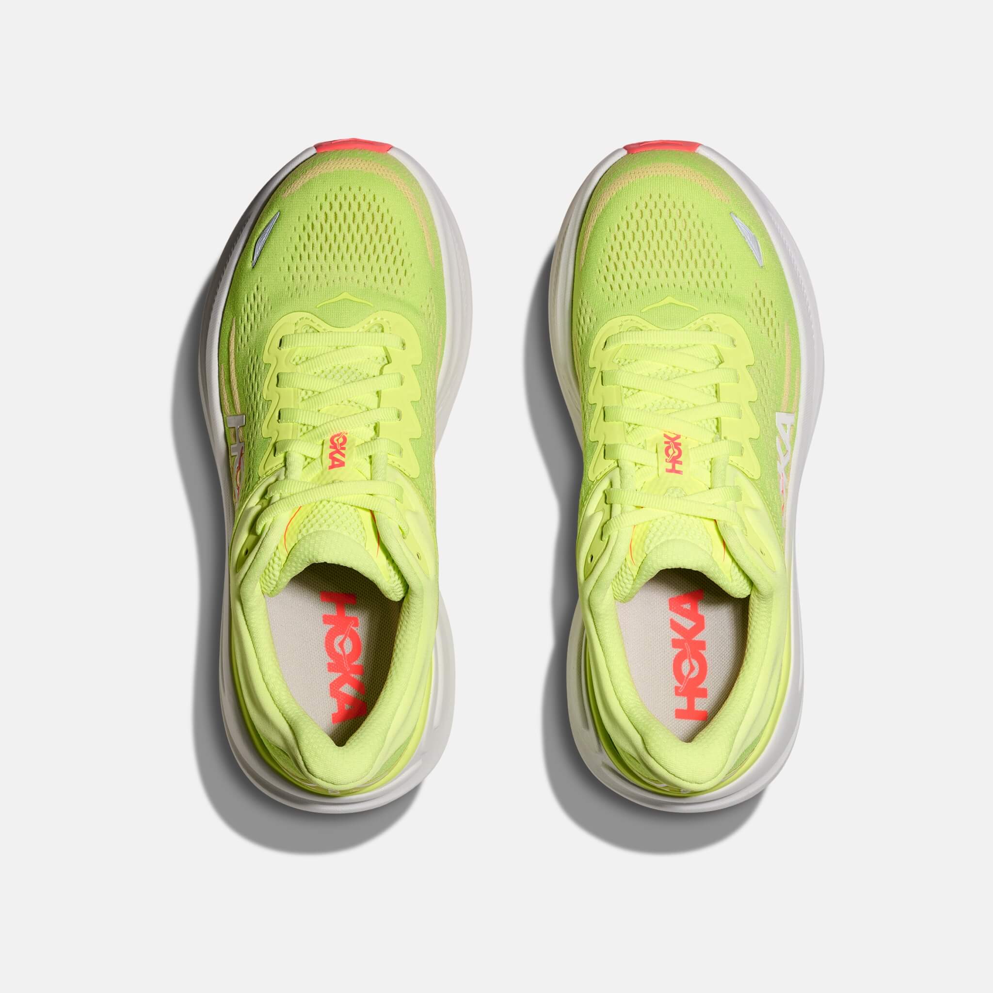 Damskie zielono-żółte sneakersy Hoka Bondi 9
