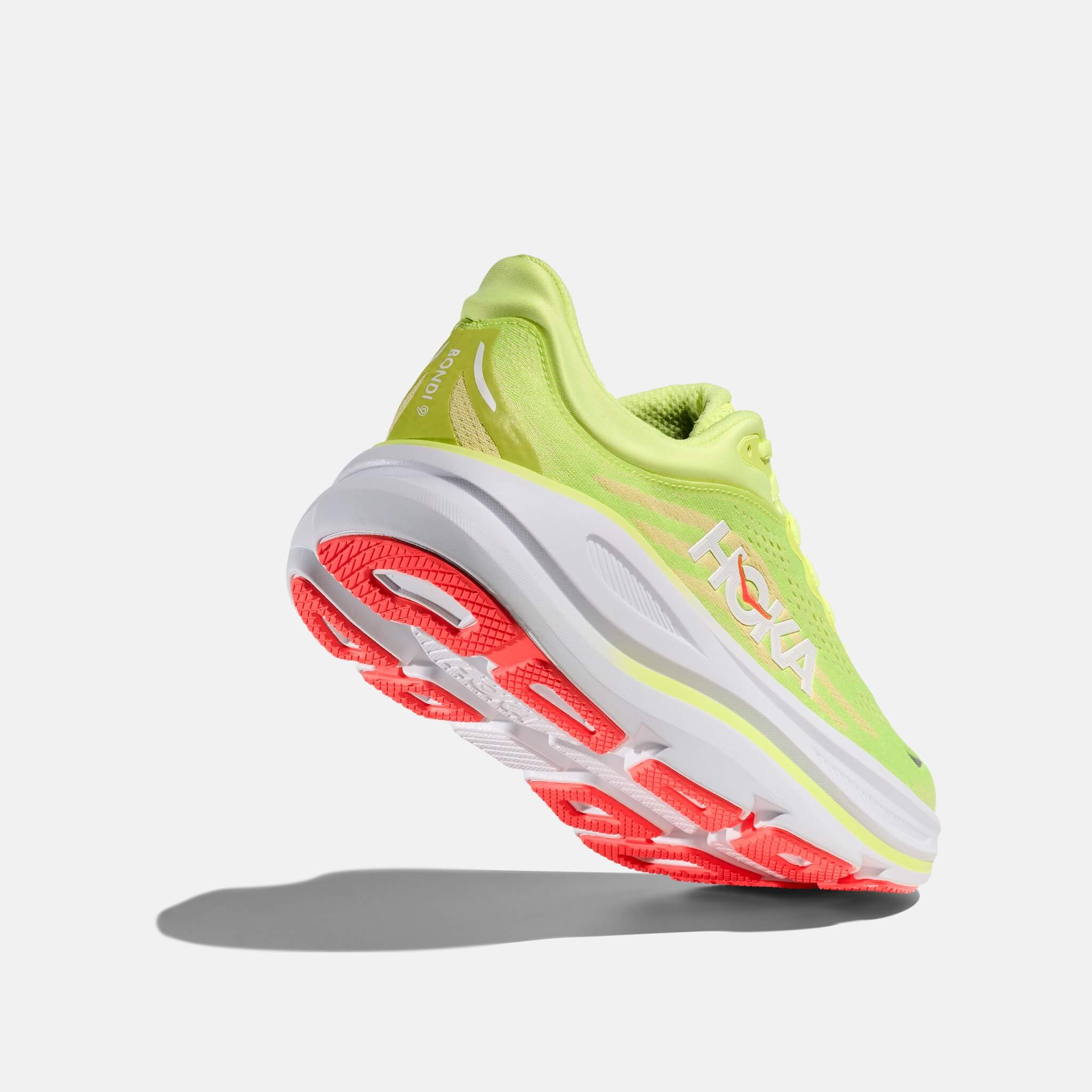 Damskie zielono-żółte sneakersy Hoka Bondi 9