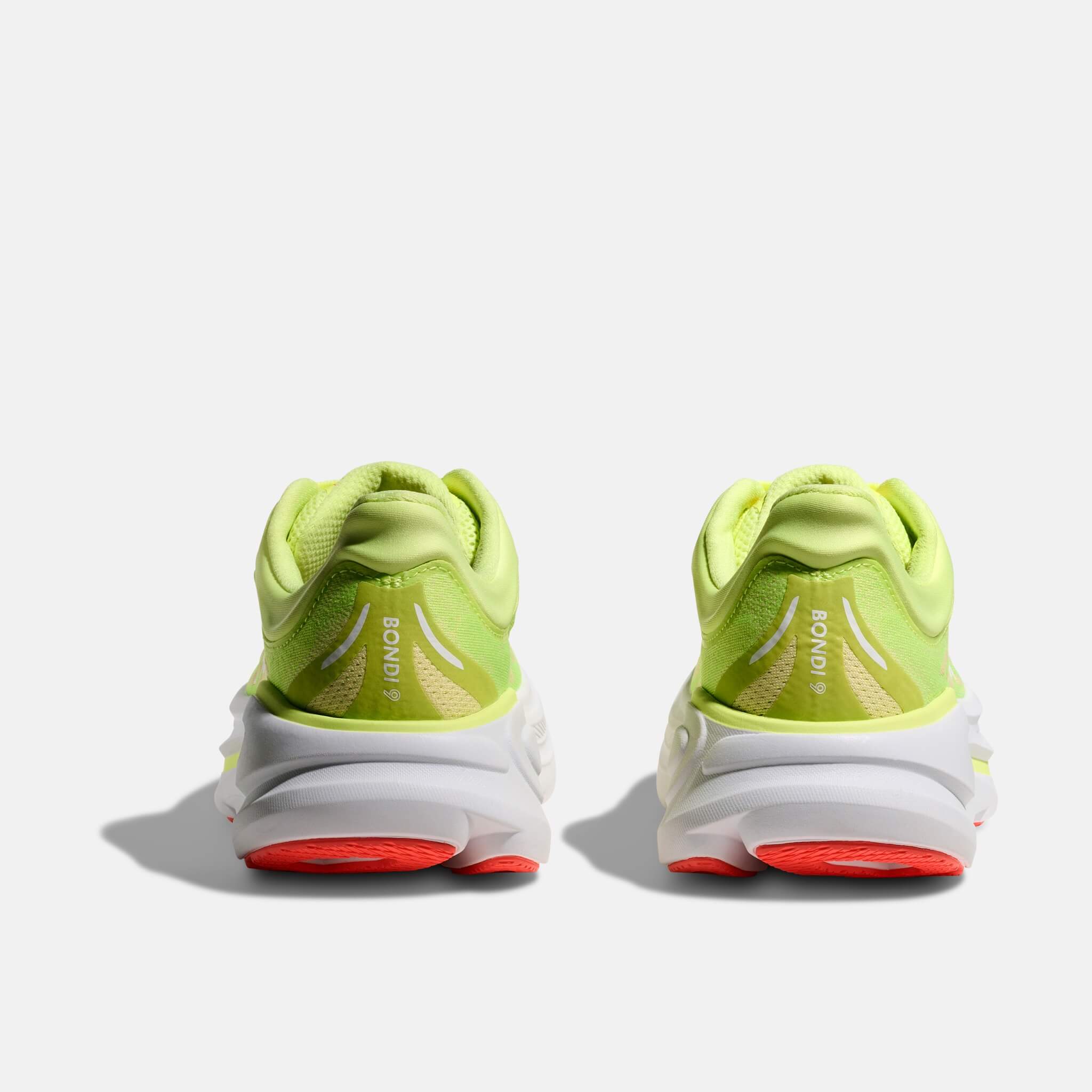 Damskie zielono-żółte sneakersy Hoka Bondi 9
