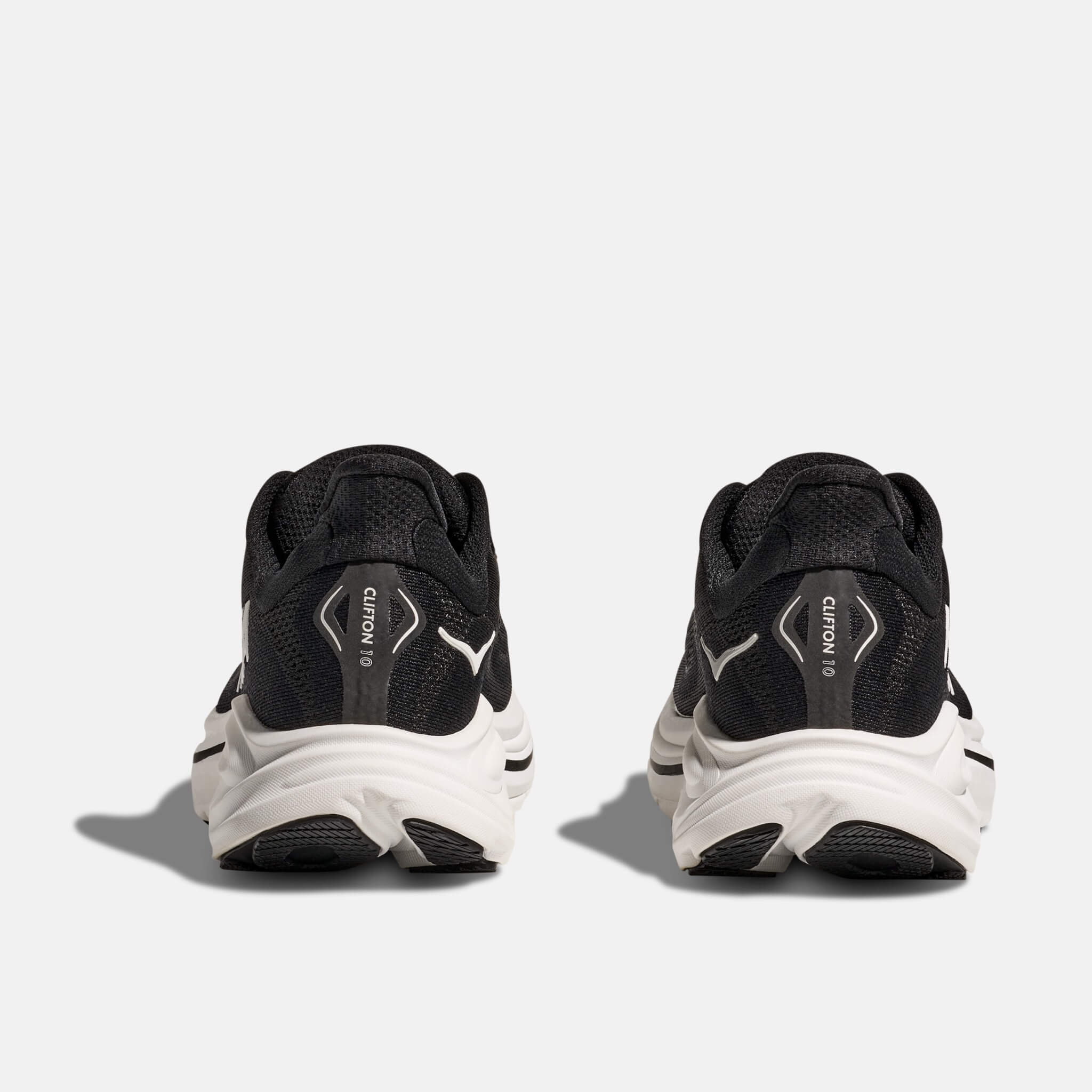 Męskie czarno-białe sneakersy Hoka Clifton 10