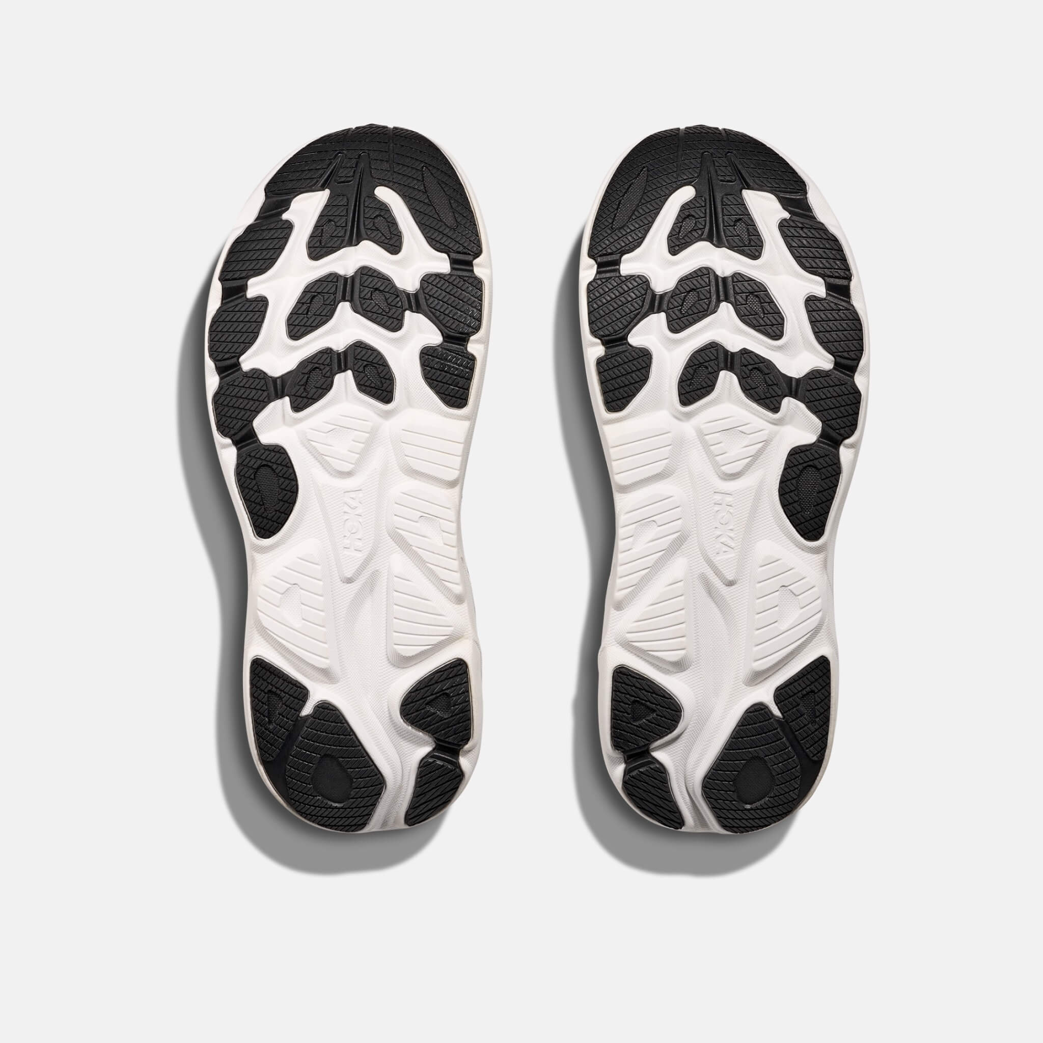 Męskie czarno-białe sneakersy Hoka Clifton 10