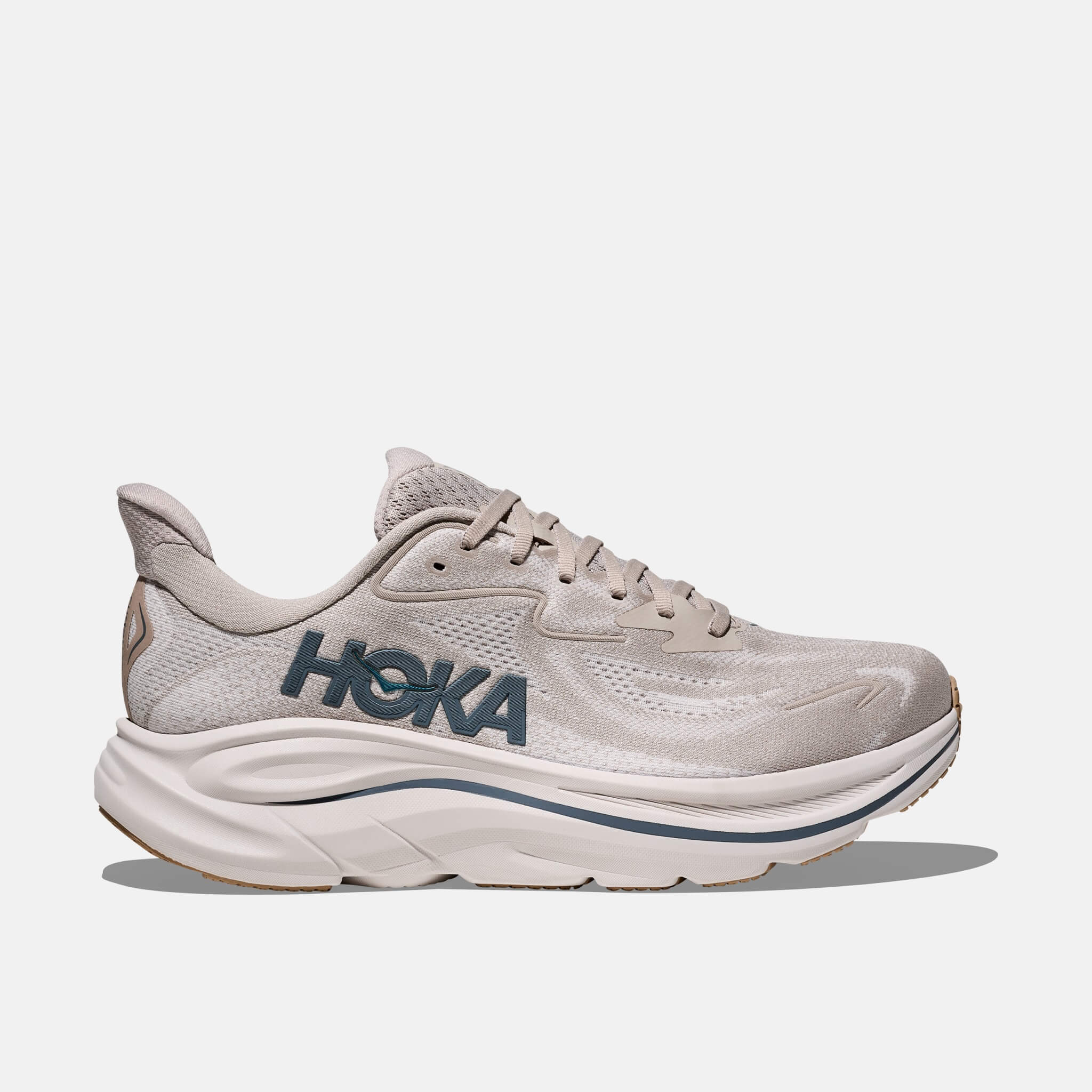 Męskie szare sneakersy Hoka Clifton 10