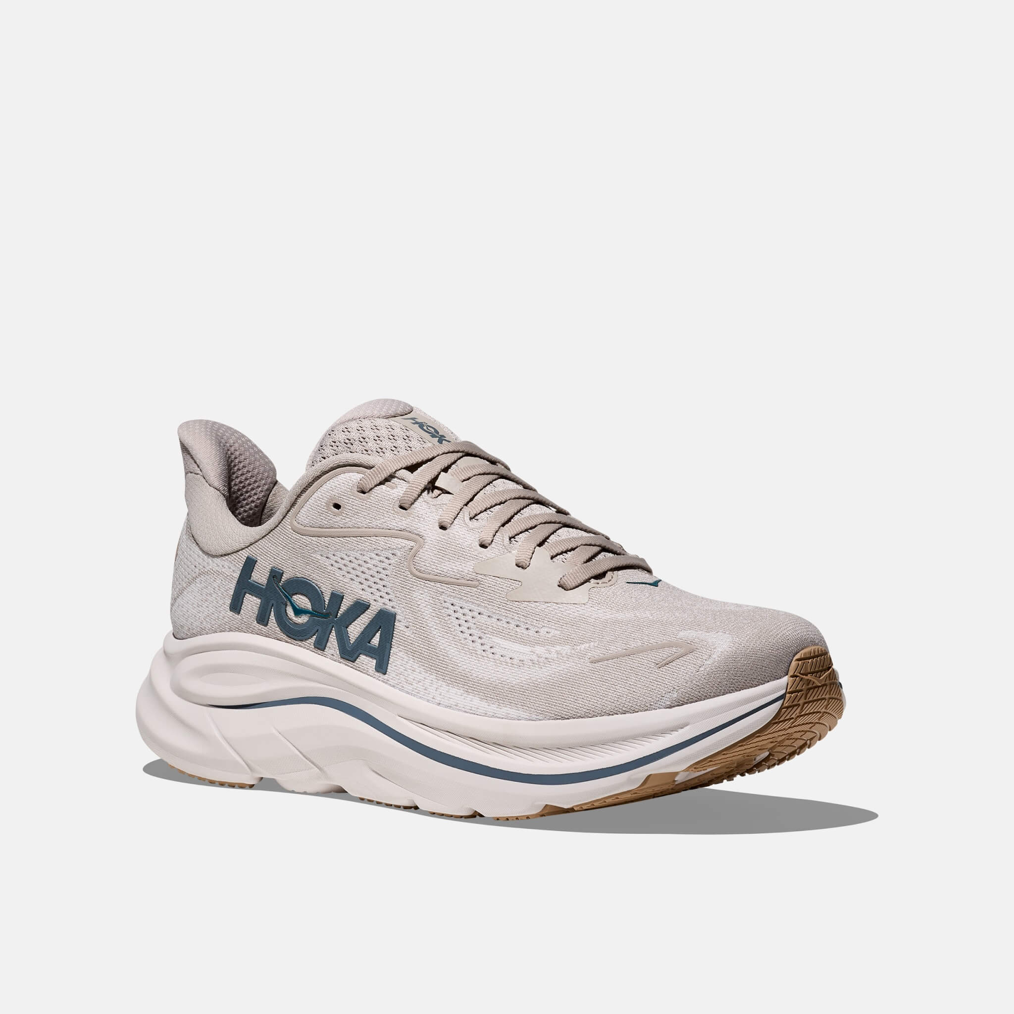 Męskie szare sneakersy Hoka Clifton 10