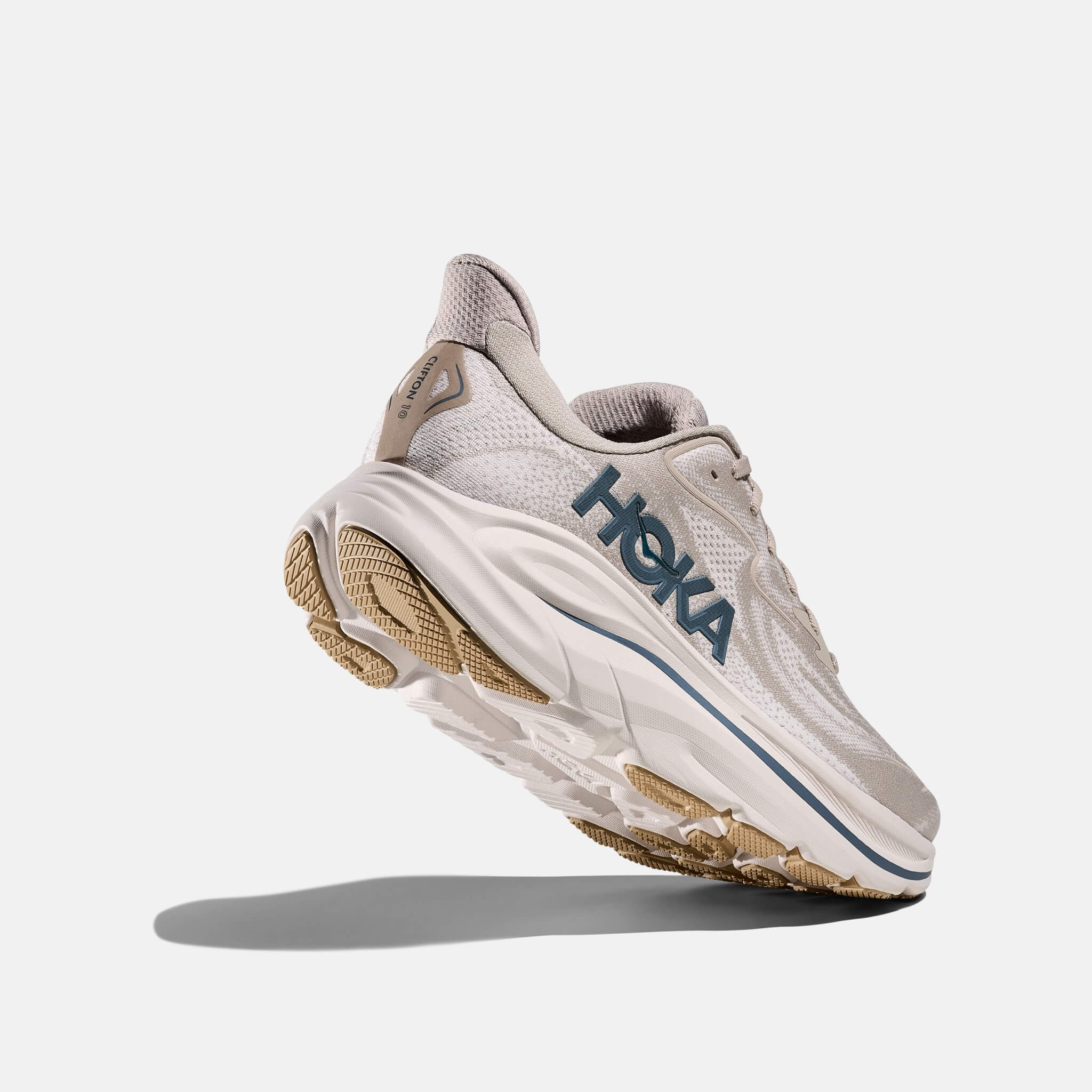 Męskie szare sneakersy Hoka Clifton 10
