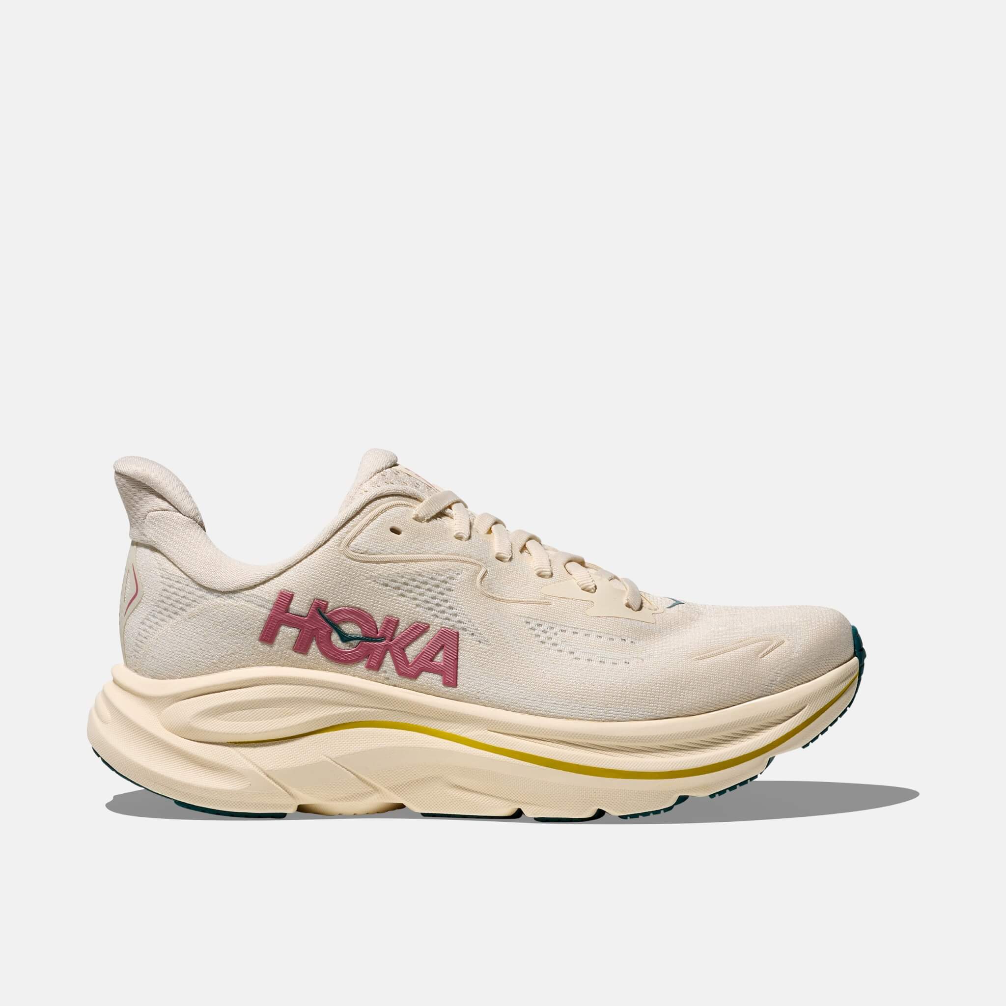 Damskie beżowe sneakersy Hoka Clifton 10