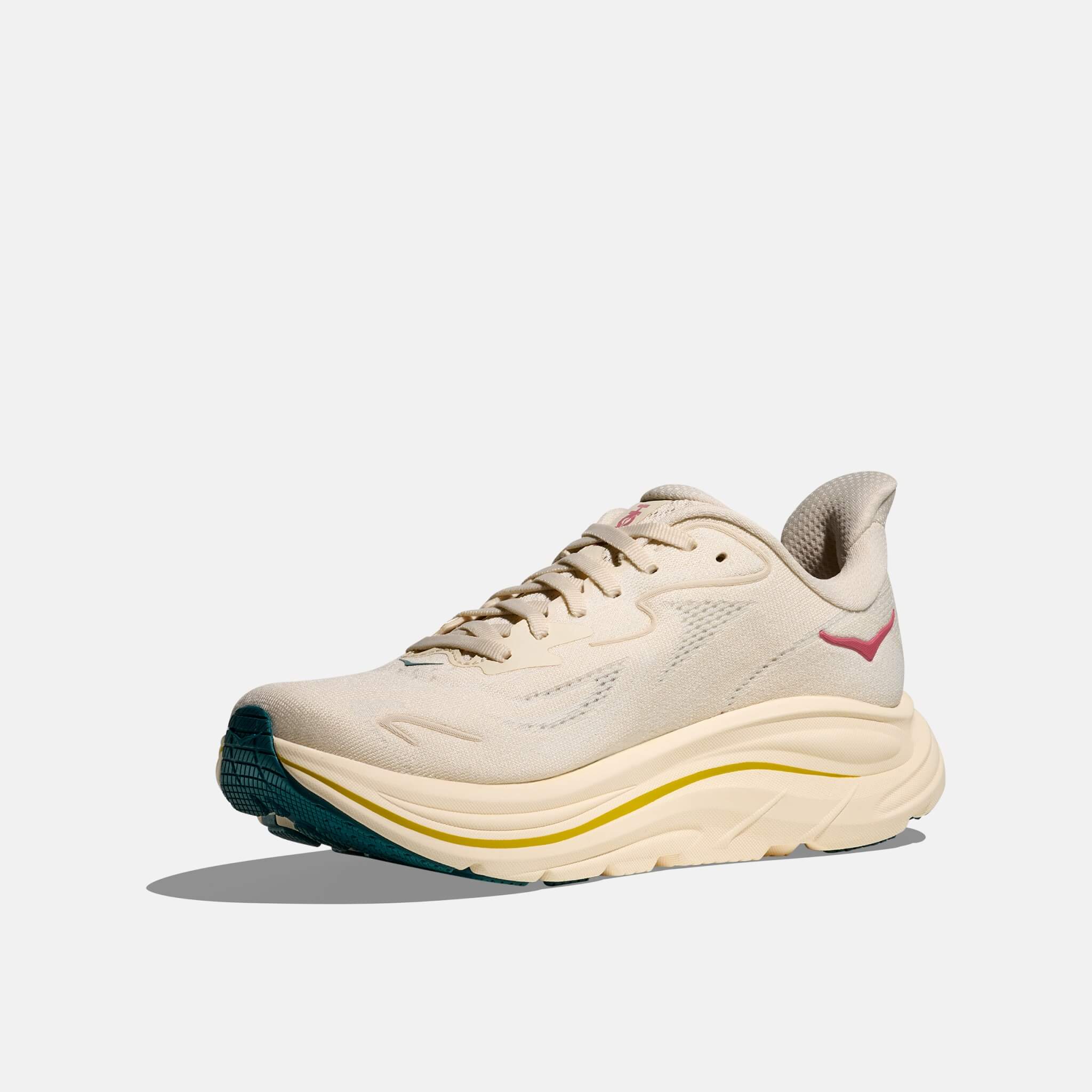 Damskie beżowe sneakersy Hoka Clifton 10
