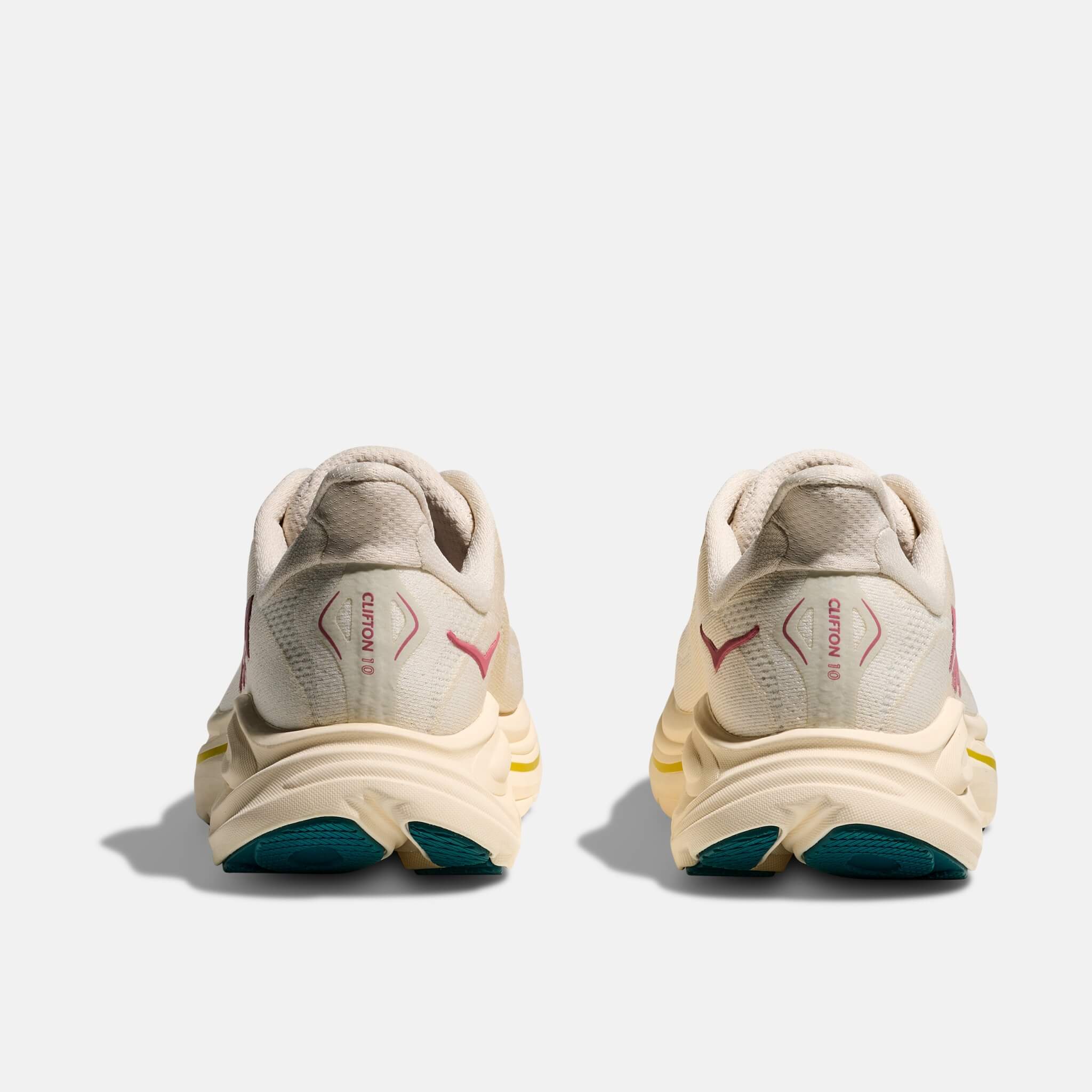 Damskie beżowe sneakersy Hoka Clifton 10