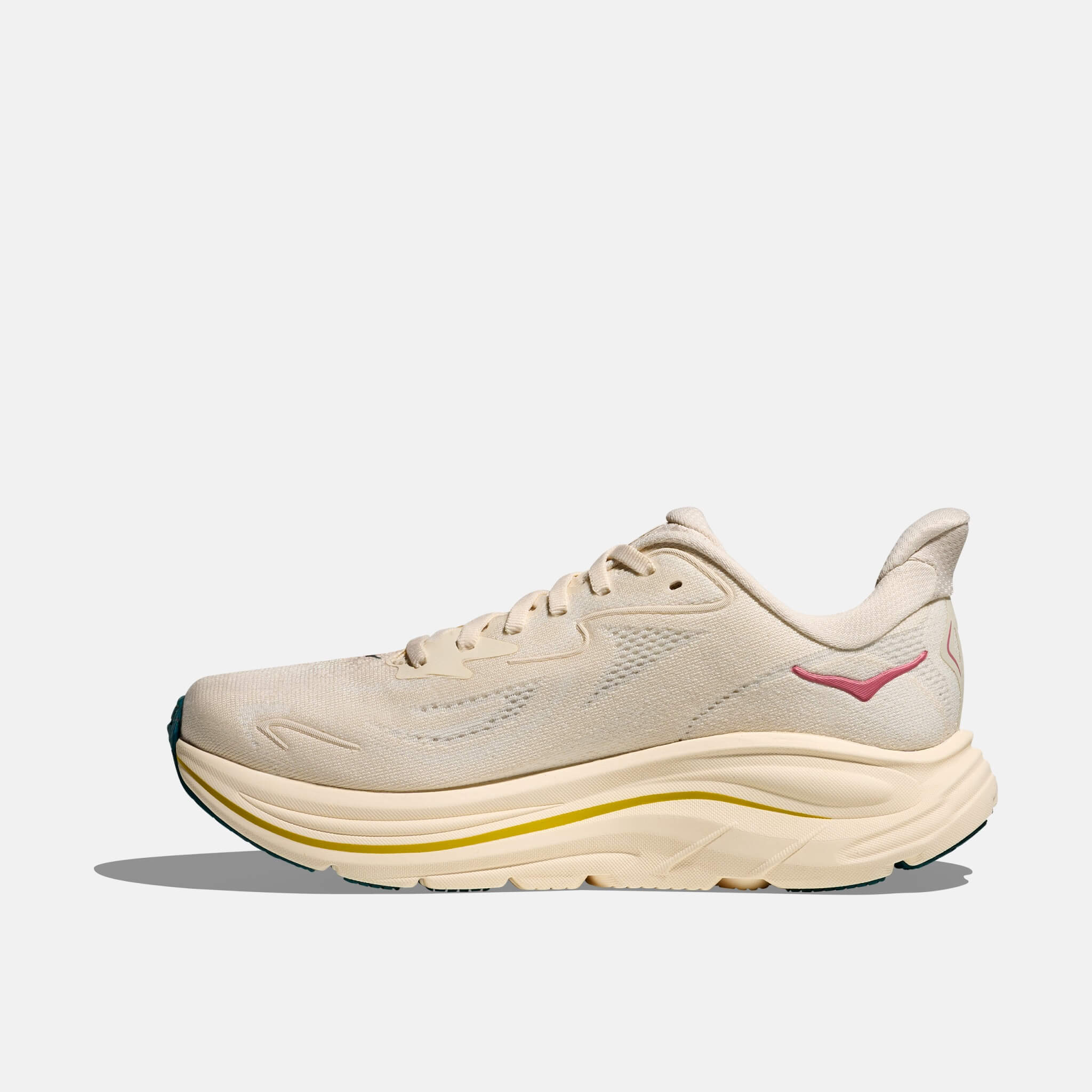 Damskie beżowe sneakersy Hoka Clifton 10