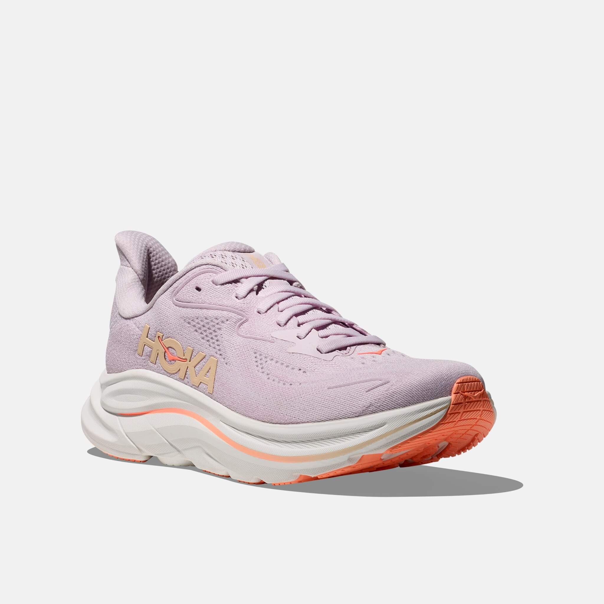 Damskie fioletowe sneakersy Hoka Clifton 10