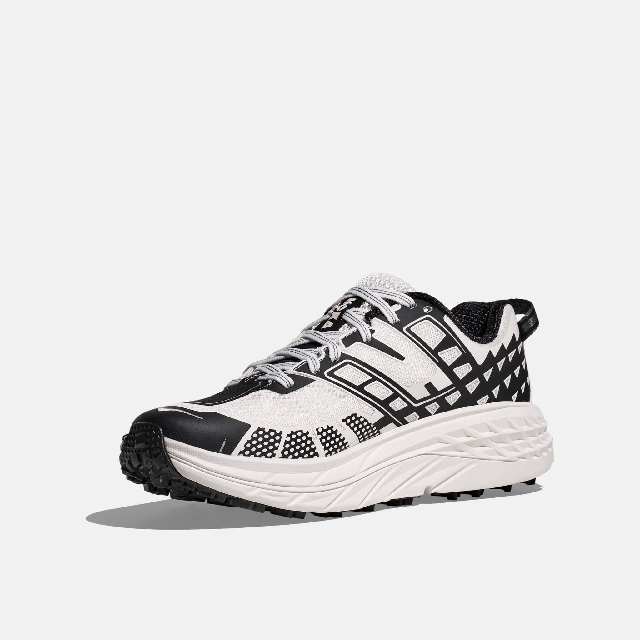 Unisex czarno-białe sneakersy Hoka Speedgoat 2