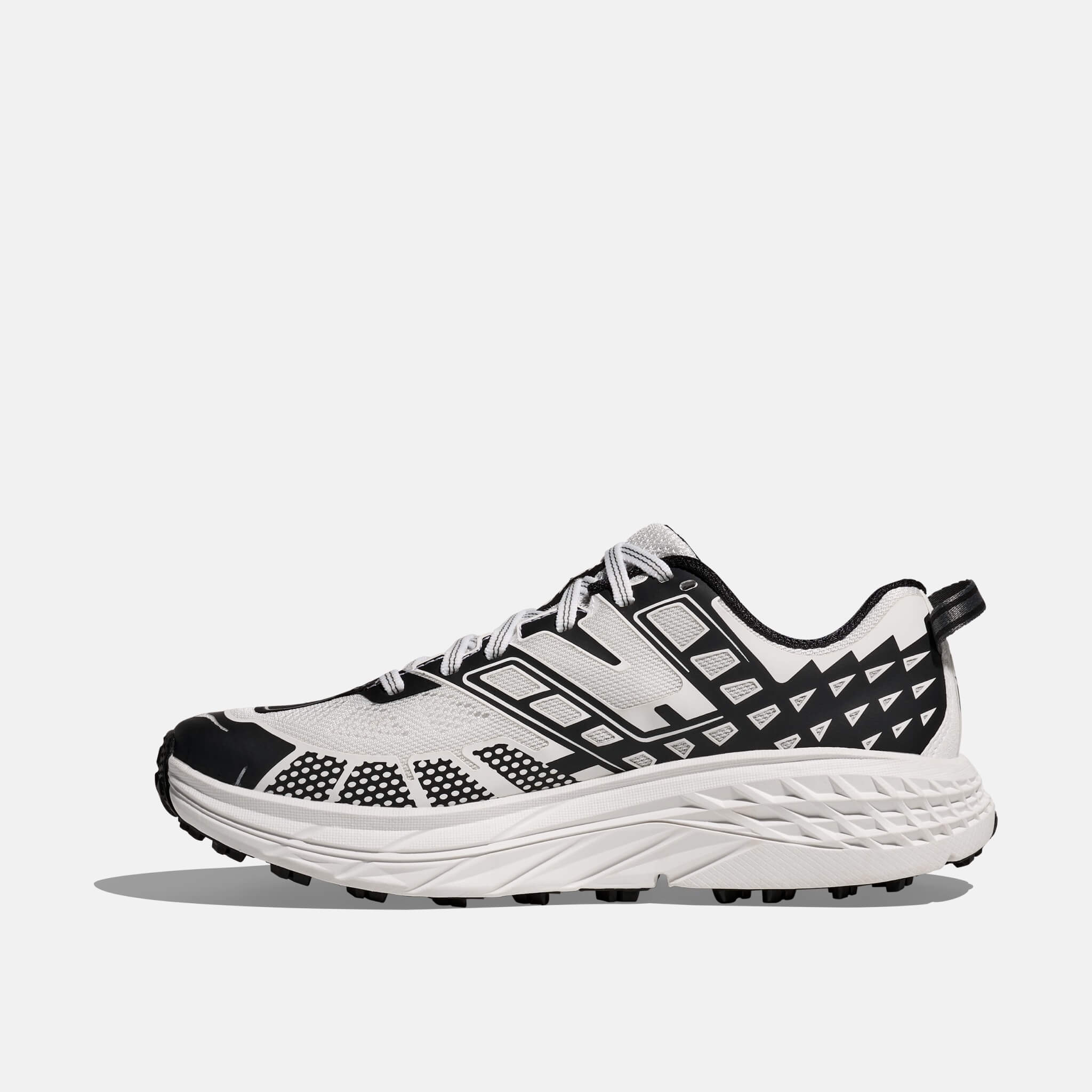 Unisex czarno-białe sneakersy Hoka Speedgoat 2
