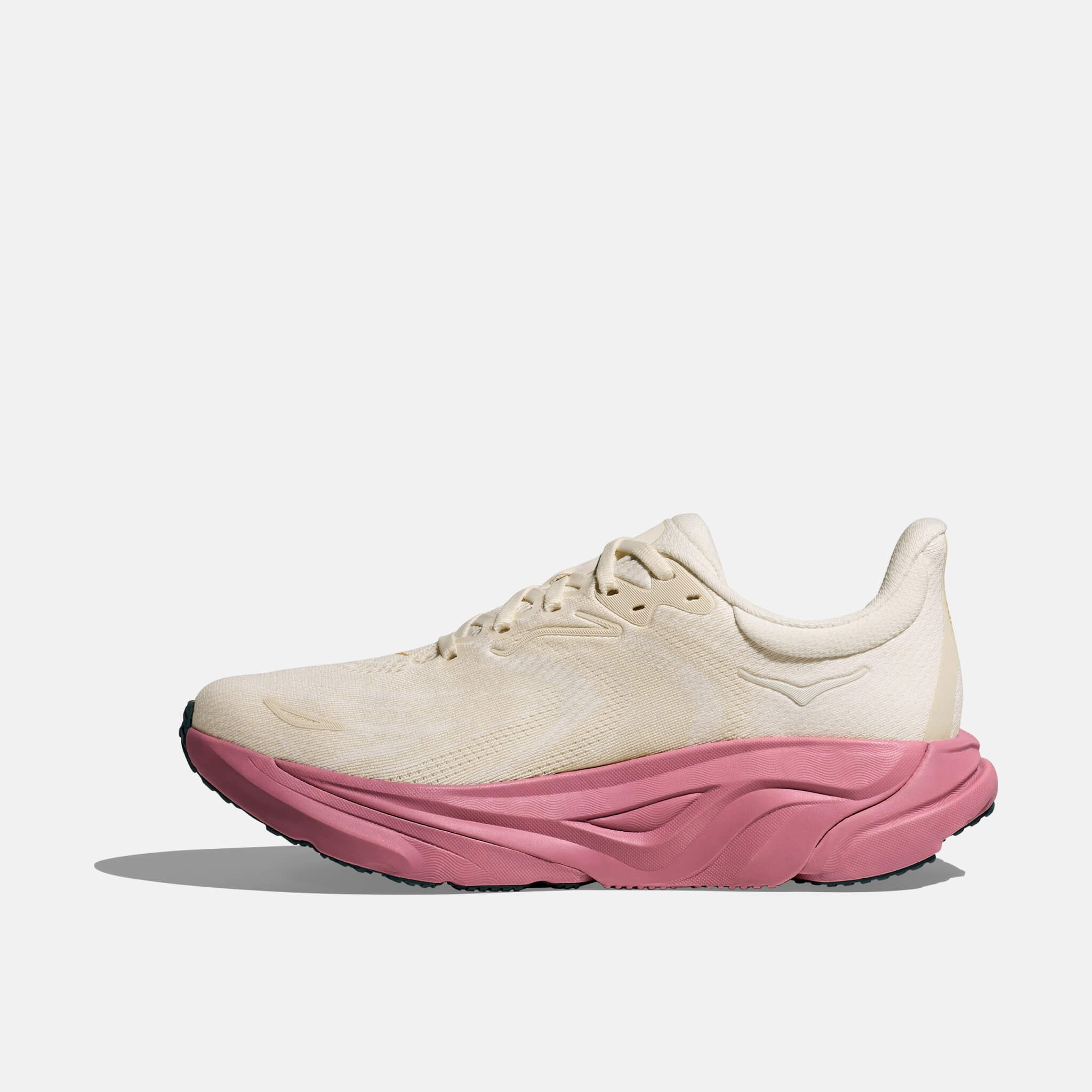 Hoka Arahi 8 Women's Pink and Beige Running Shoes