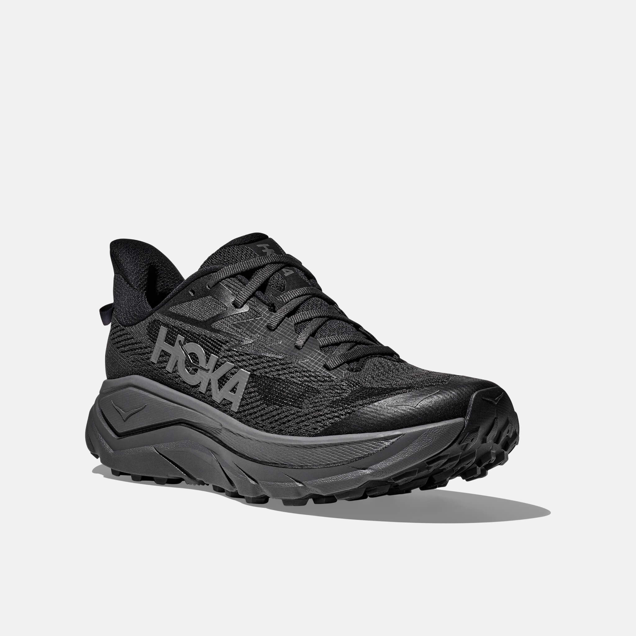 Men's black Hoka Challenger 8 sneakers