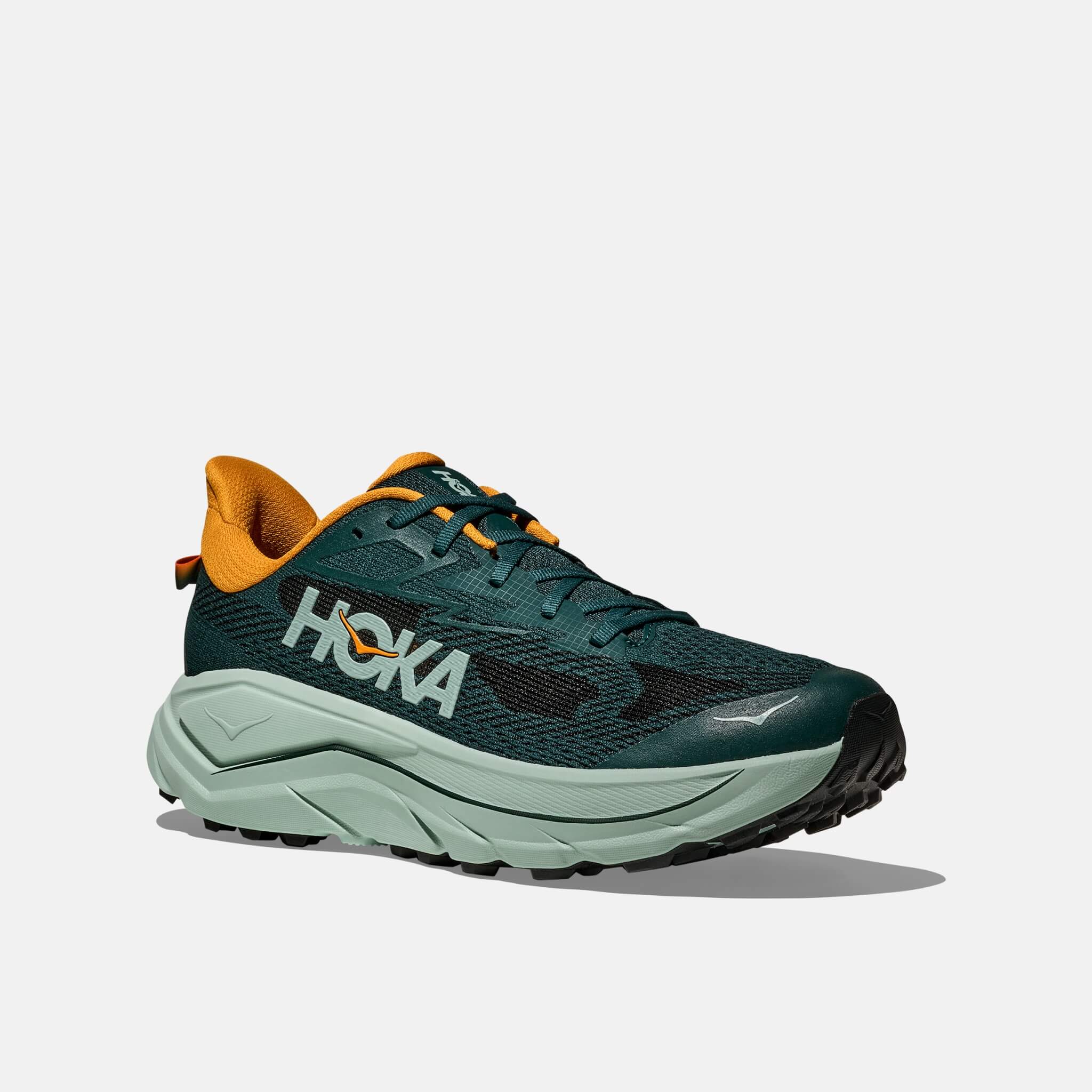 Męskie zielone sneakersy Hoka Challenger 8