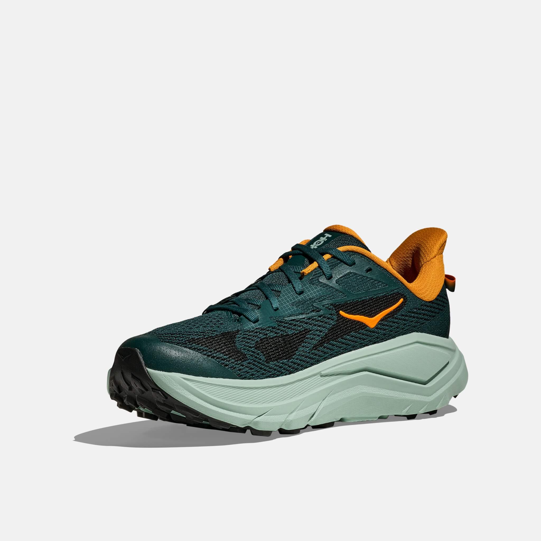 Męskie zielone sneakersy Hoka Challenger 8