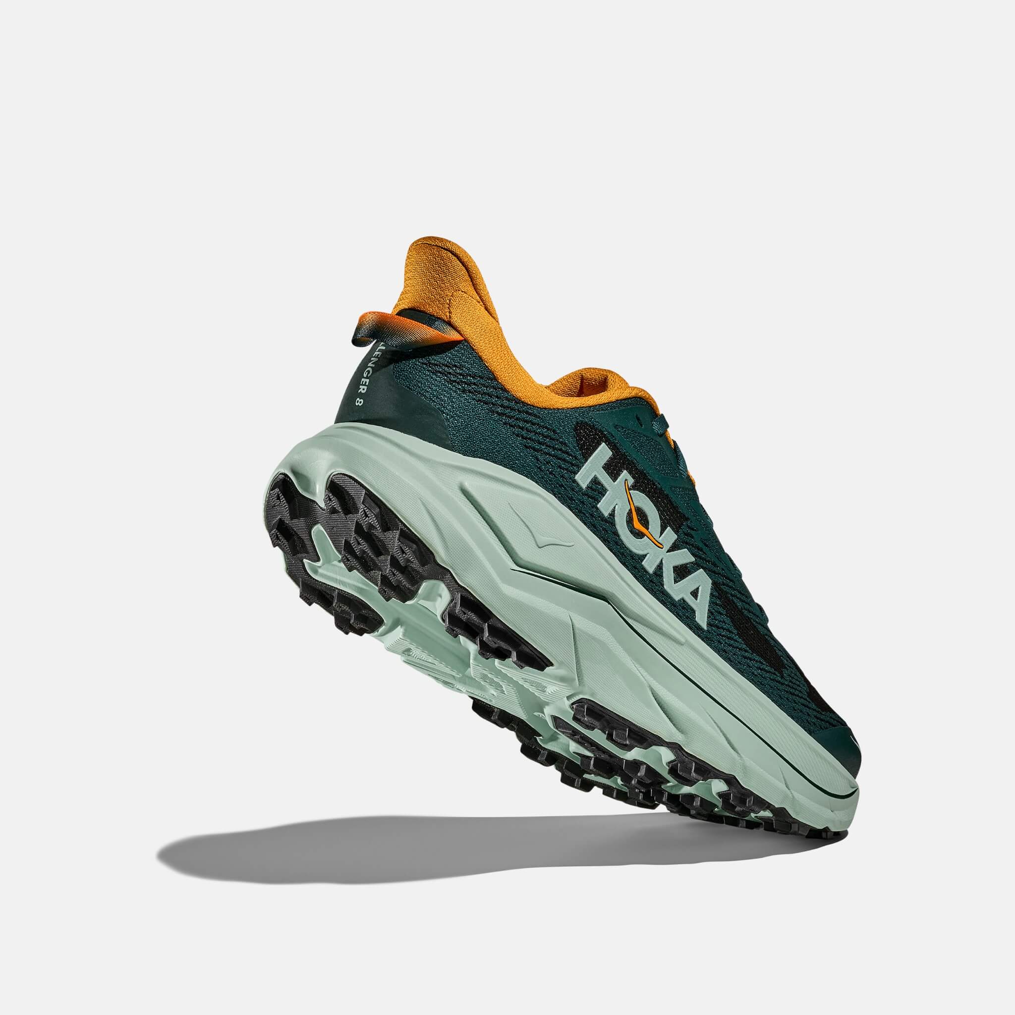 Męskie zielone sneakersy Hoka Challenger 8