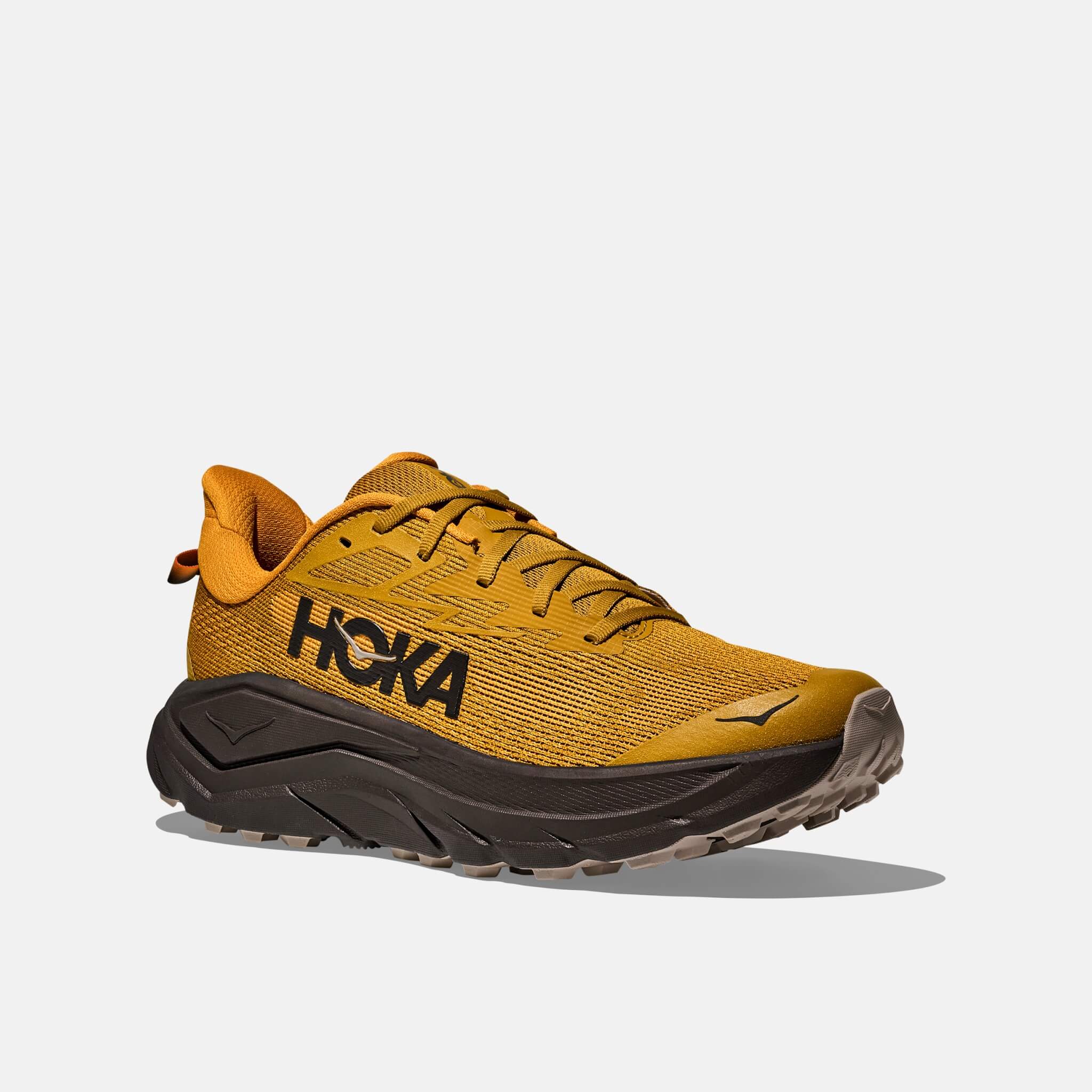 Męskie brązowo-czarne sneakersy Hoka Challenger 8