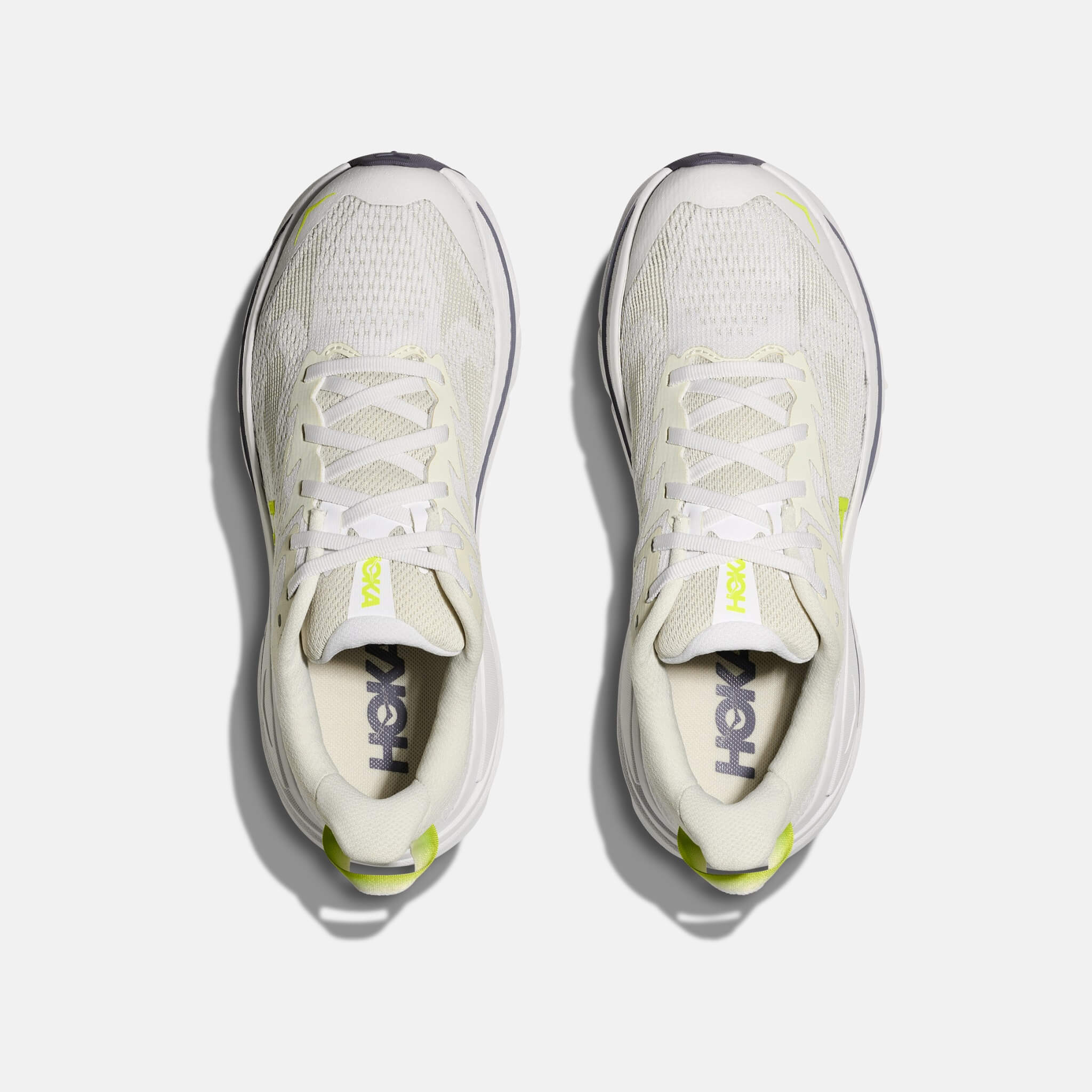 Damskie szaro-żółte sneakersy Hoka Challenger 8