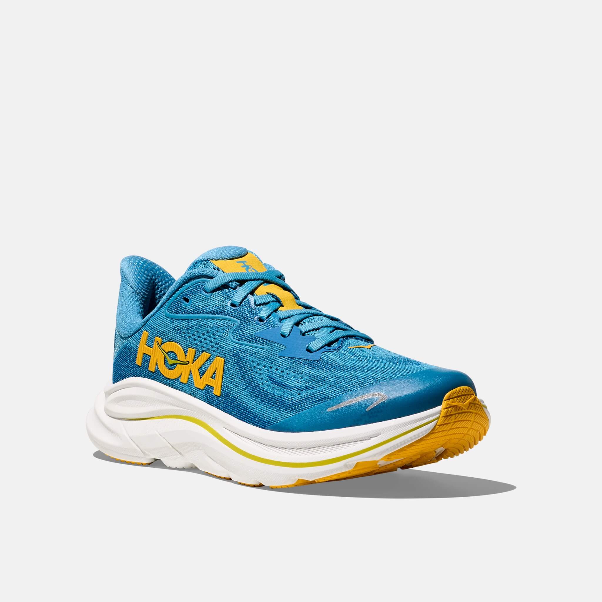 Hoka Clifton 10 Big Kids Blue Sneakers