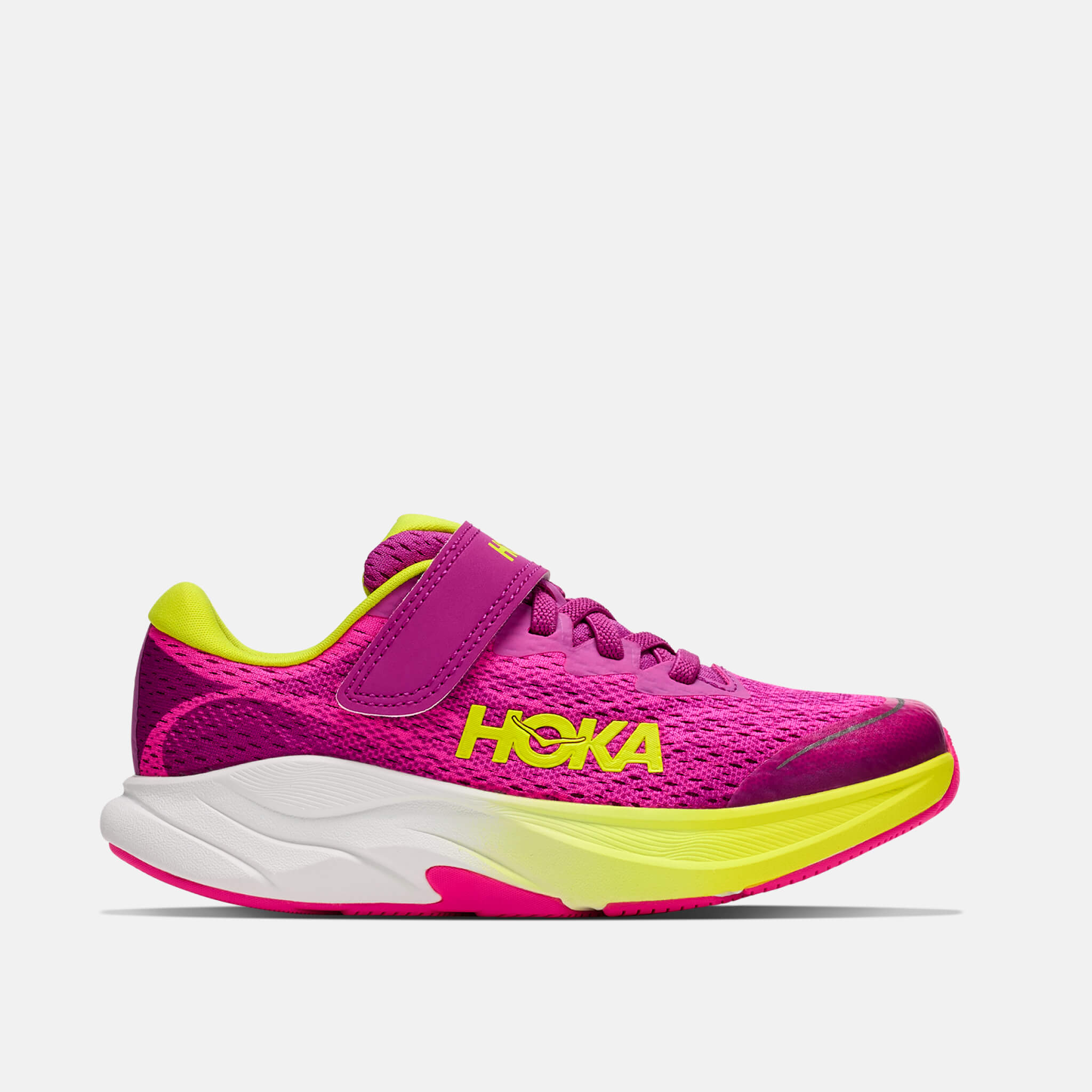 Dziecięce sneakersy Hoka Rincon 4 różowo-żółte