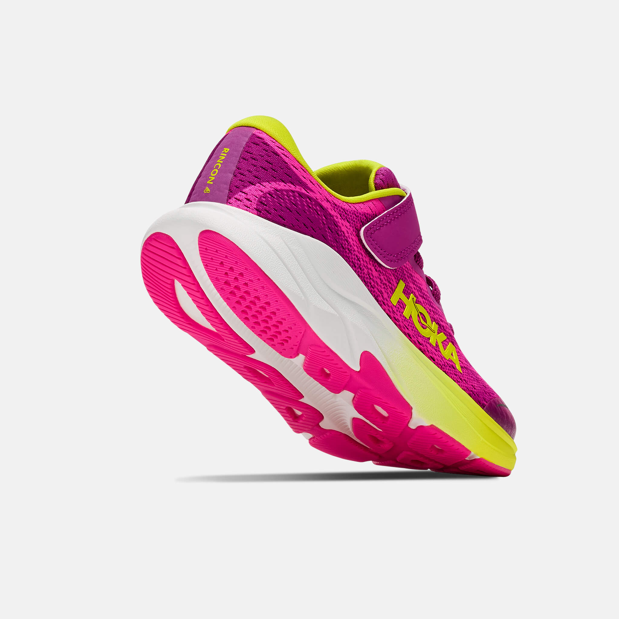 Dziecięce sneakersy Hoka Rincon 4 różowo-żółte