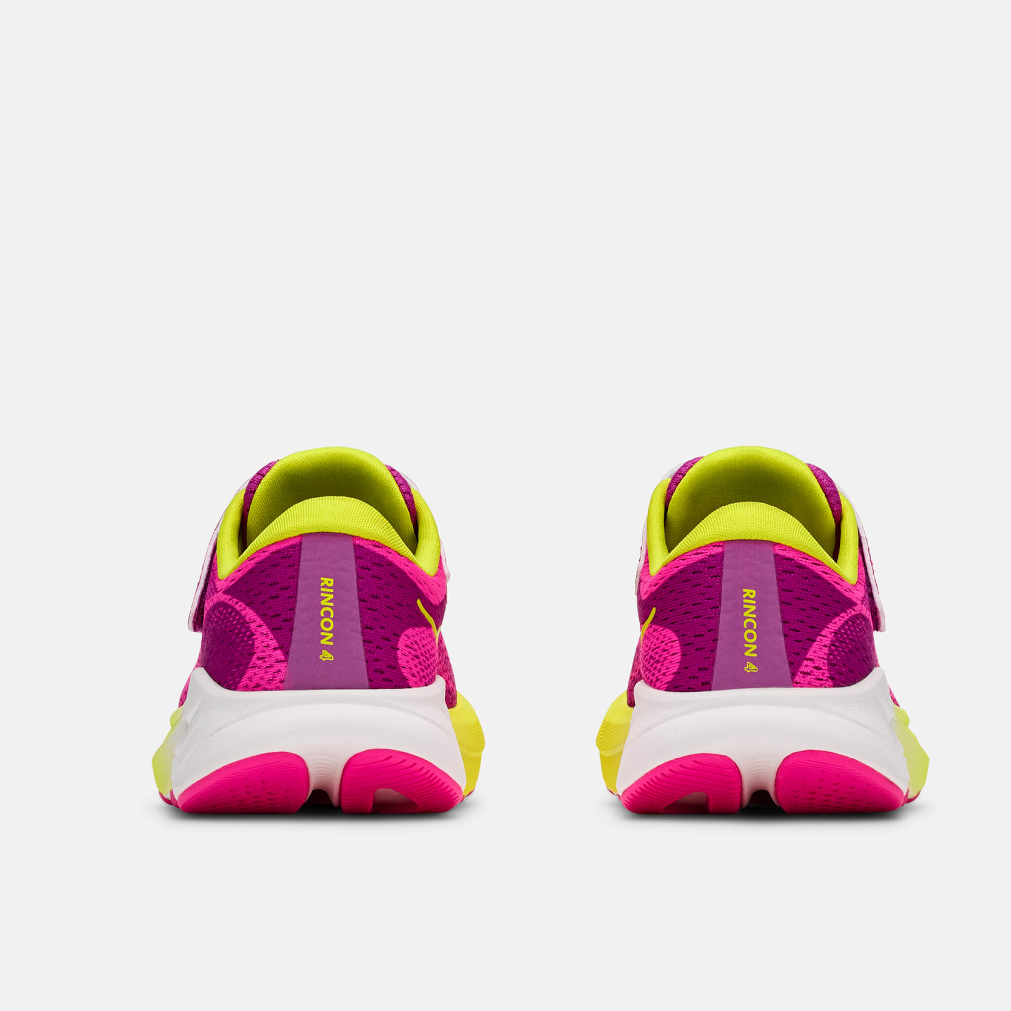 Dziecięce sneakersy Hoka Rincon 4 różowo-żółte
