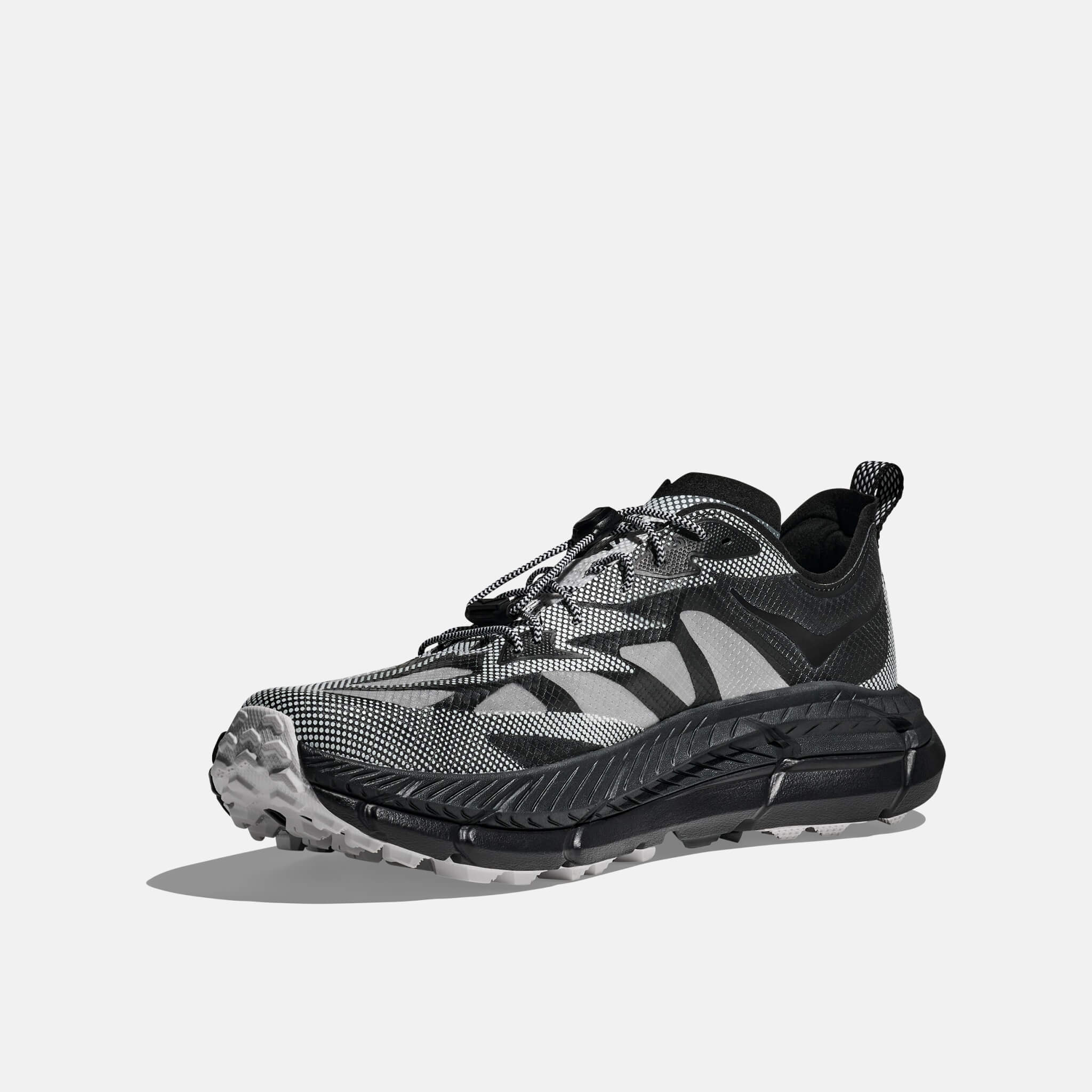 Unisex Black and Gray Hoka Mafate Speed ​​4 Lite TS Sneakers