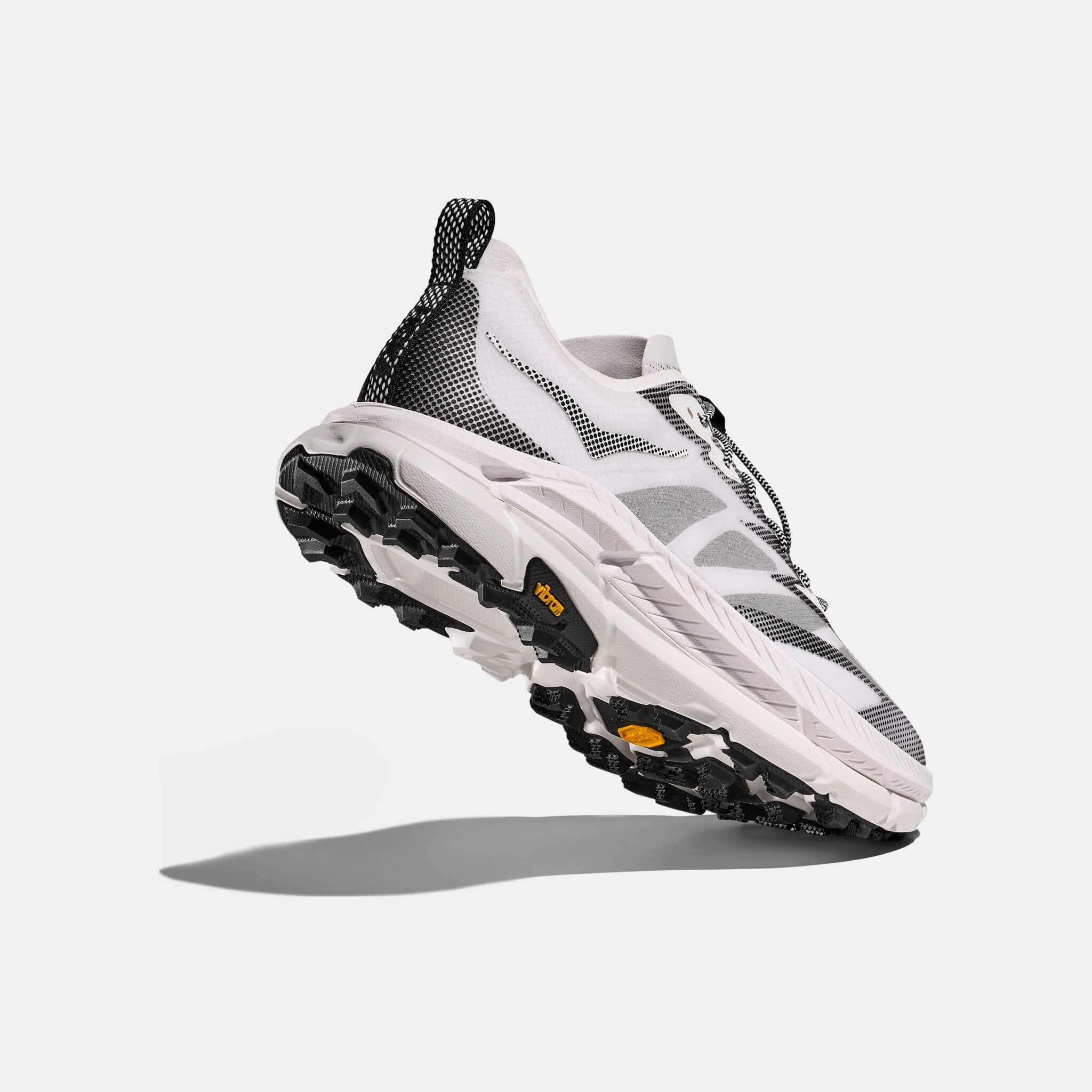 Unisex biało-czarne sneakersy Hoka Mafate Speed 4 Lite TS