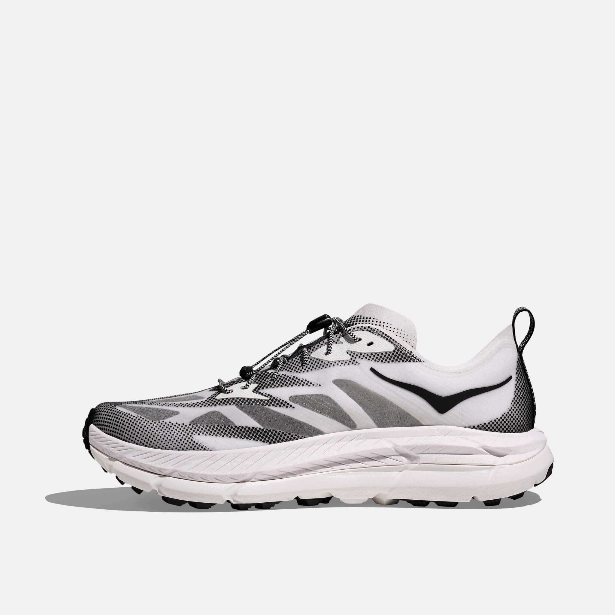Unisex biało-czarne sneakersy Hoka Mafate Speed 4 Lite TS