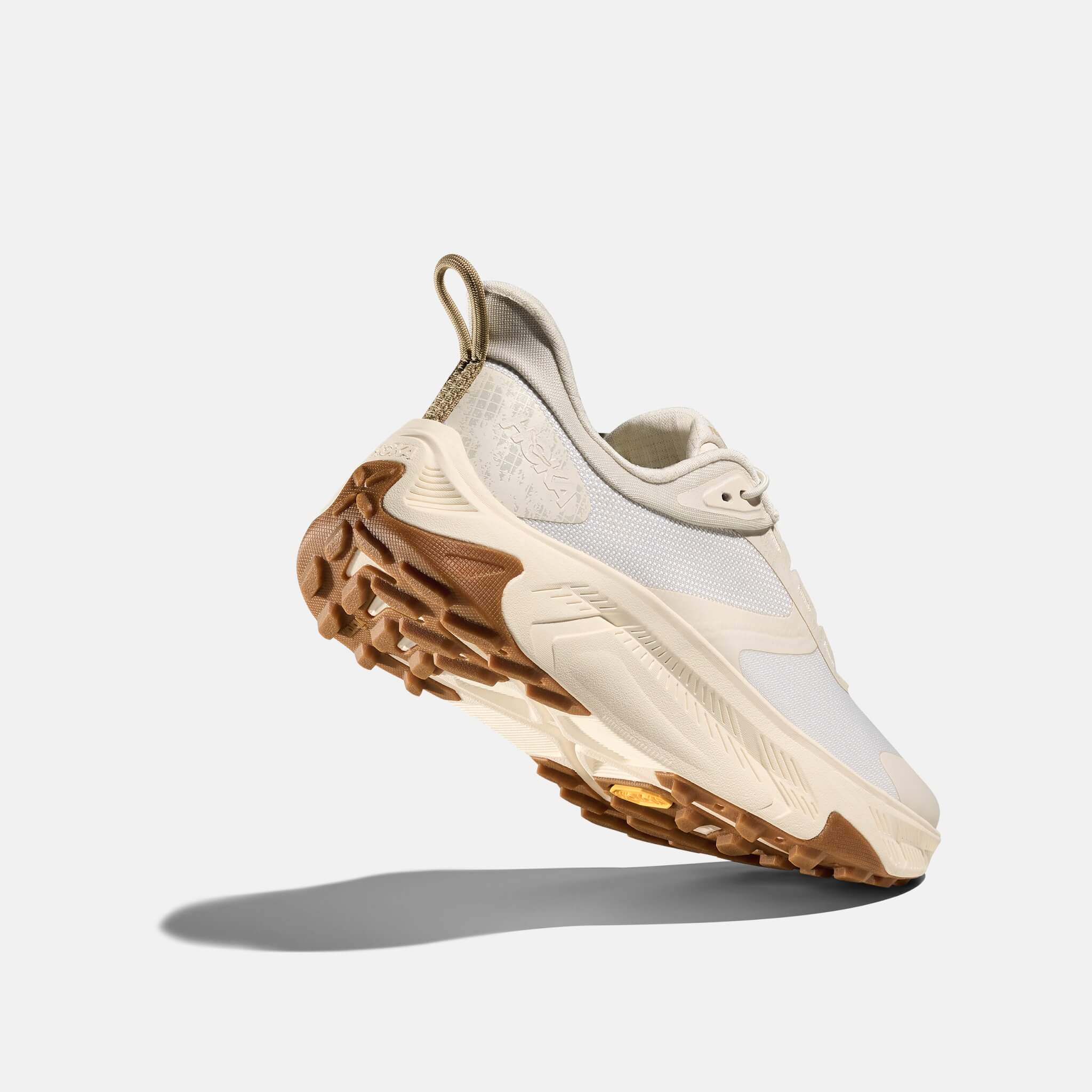 Damskie beżowe buty outdoorowe Hoka Transport 2