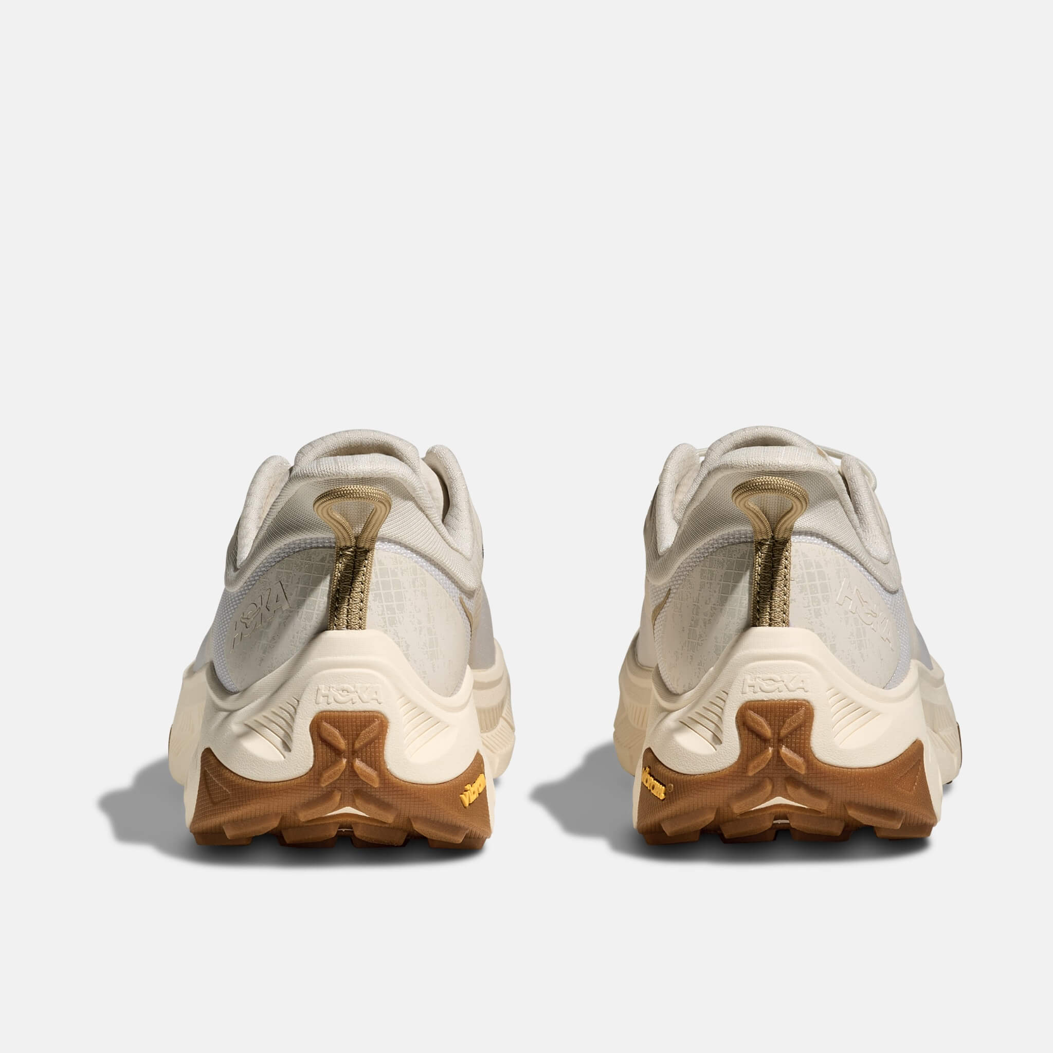 Damskie beżowe buty outdoorowe Hoka Transport 2