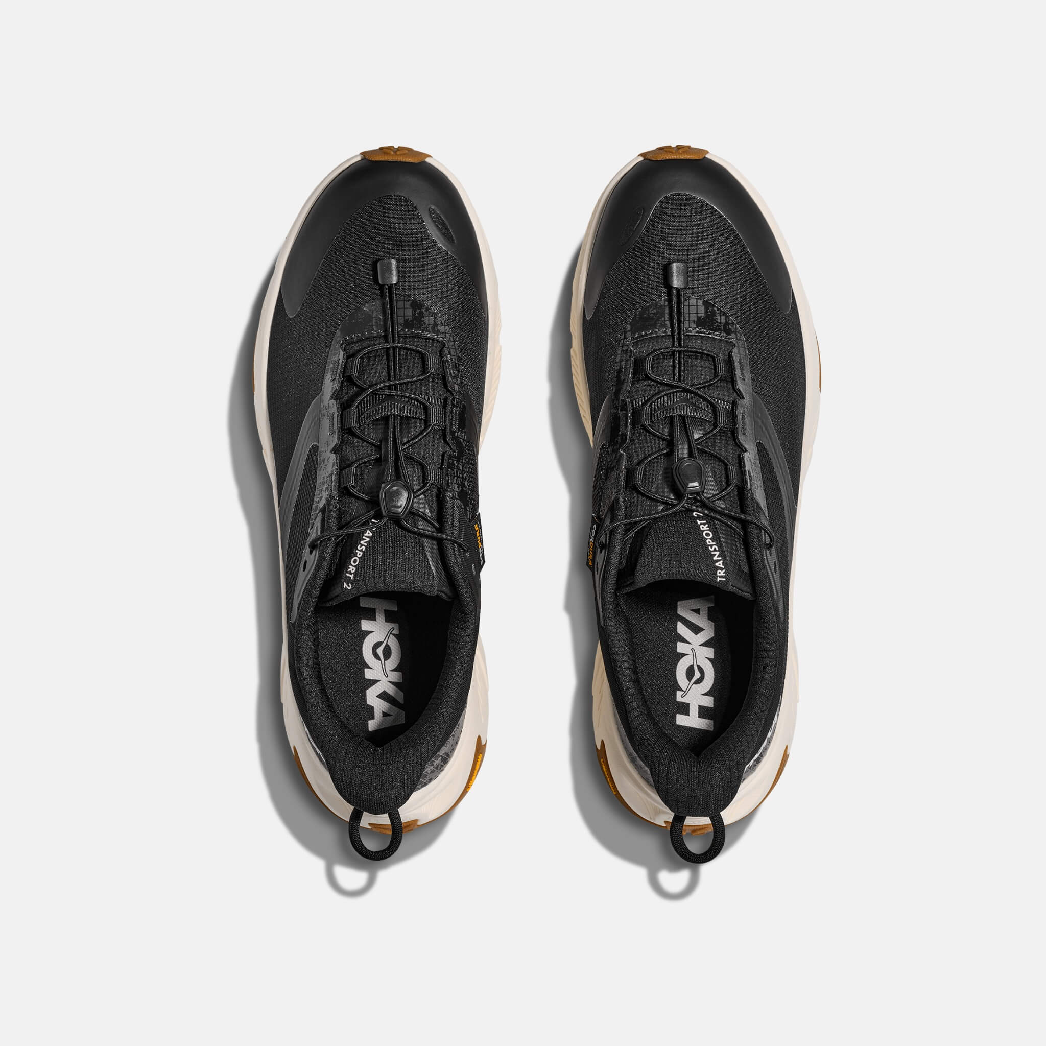 Męskie czarne buty outdoorowe Hoka Transport 2