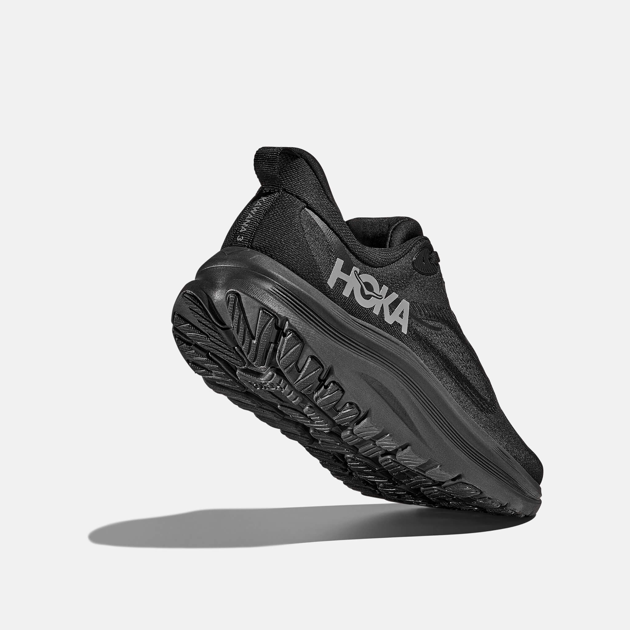Damskie czarne sneakersy Hoka Kawana 3