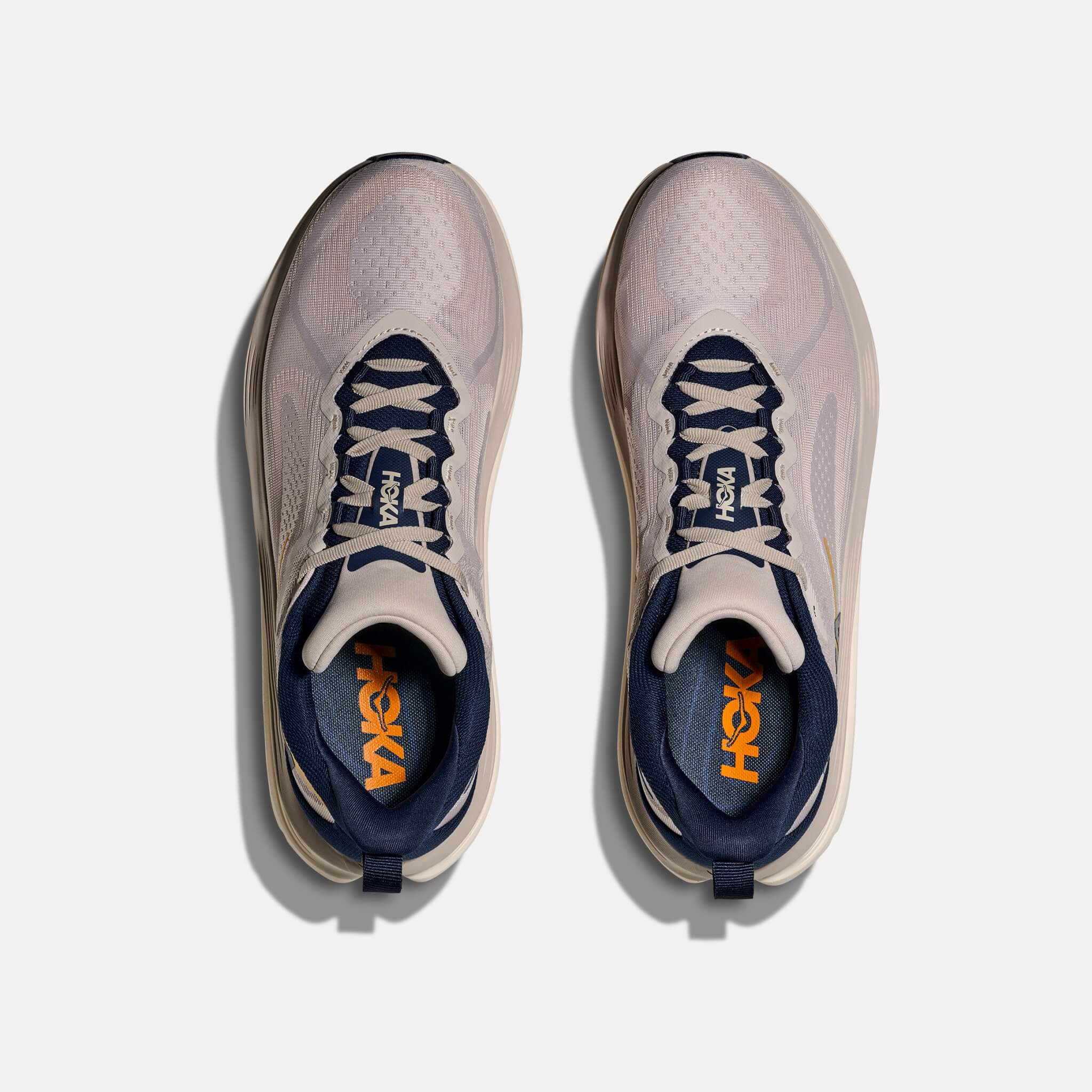 Men's gray-blue Hoka Kawana 3 sneakers