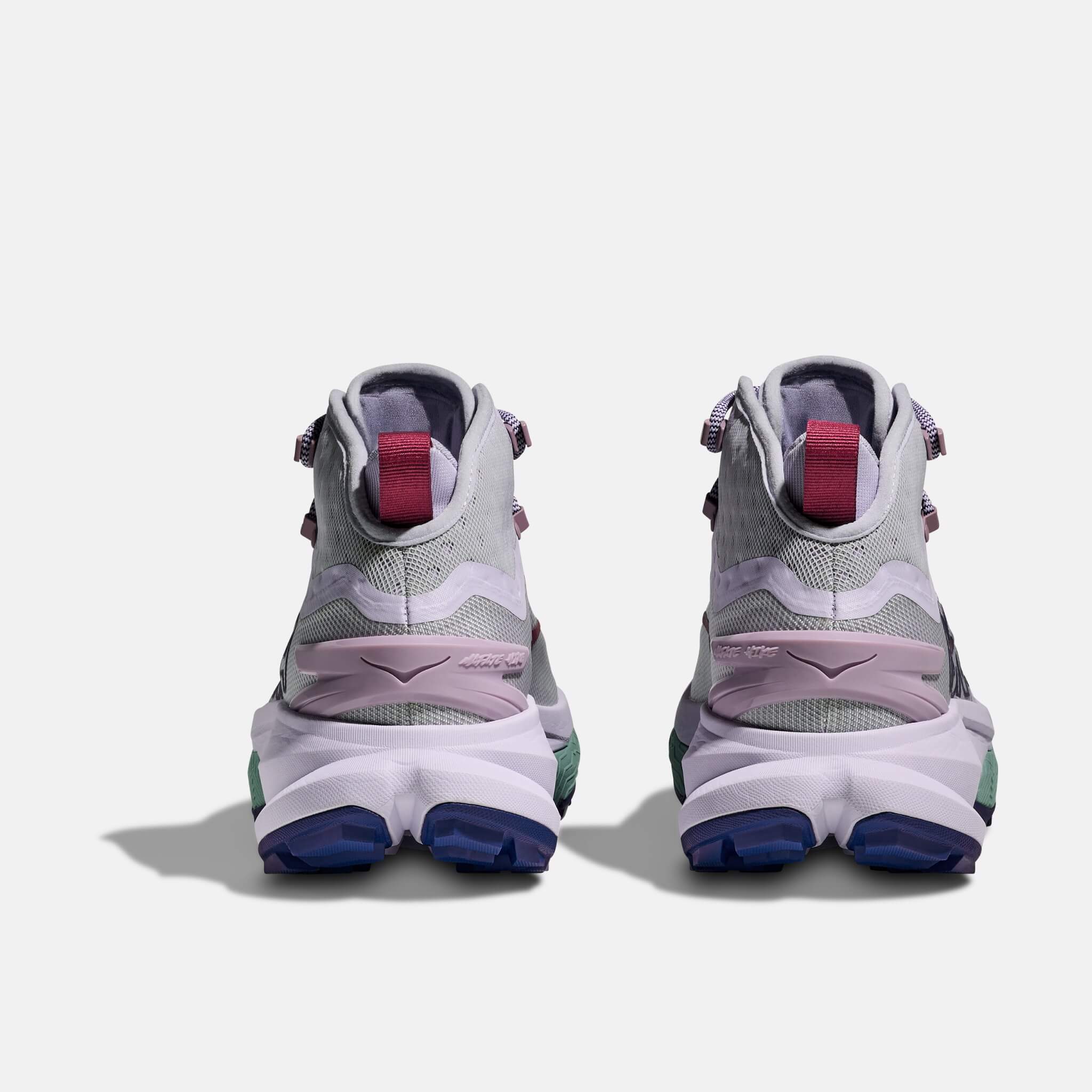 Damskie niebiesko-fioletowe buty outdoorowe Hoka Mafate Hike