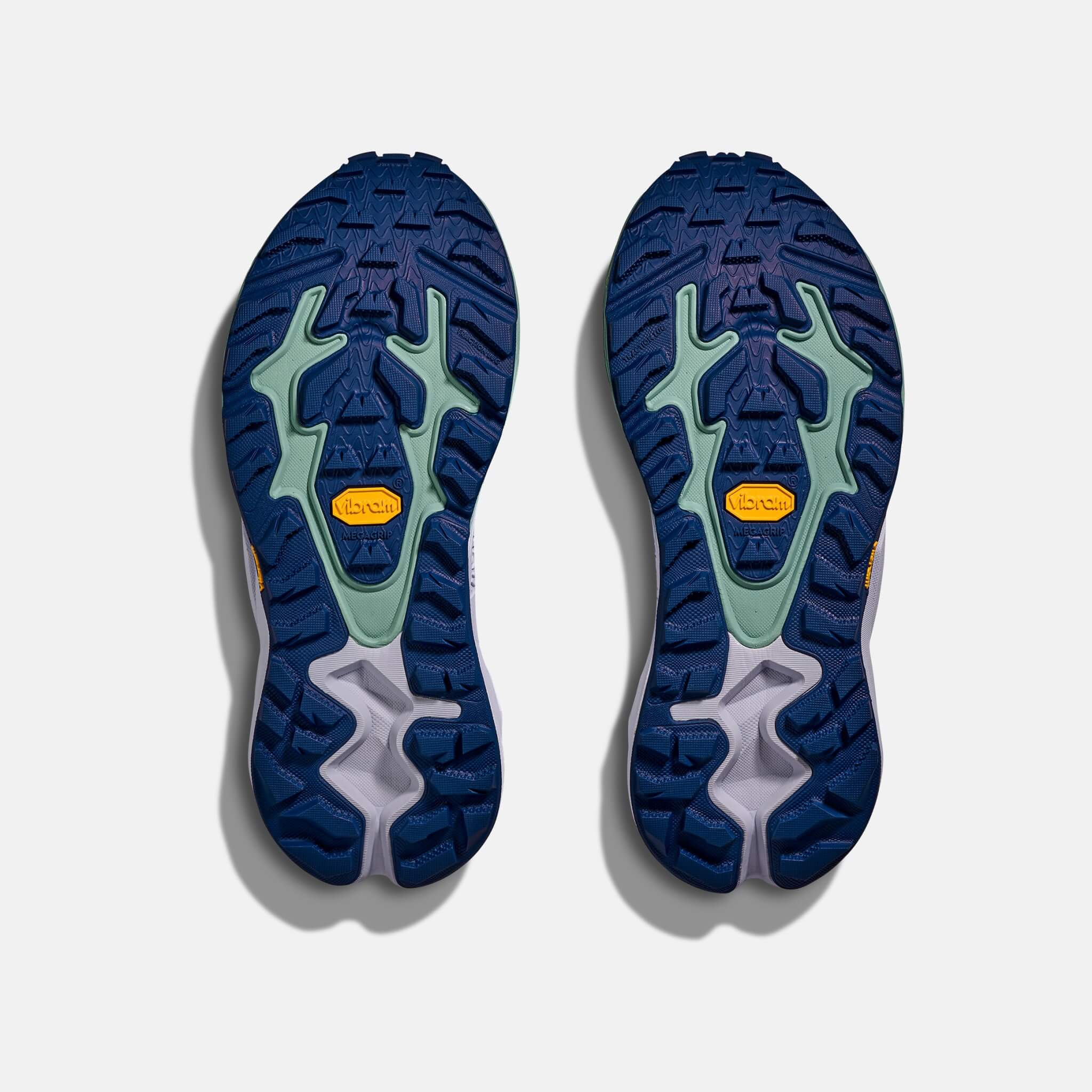 Damskie niebiesko-fioletowe buty outdoorowe Hoka Mafate Hike