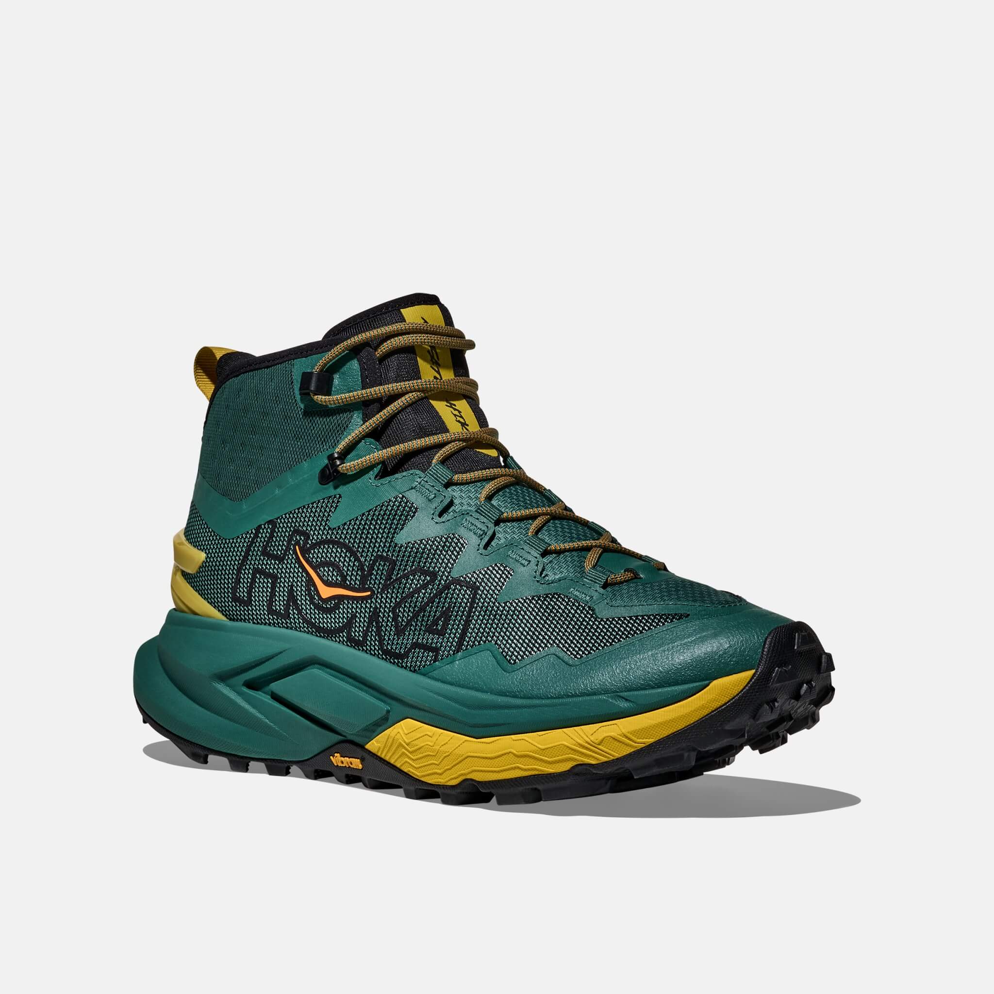 Męskie zielone buty outdoorowe Hoka Mafate Hike