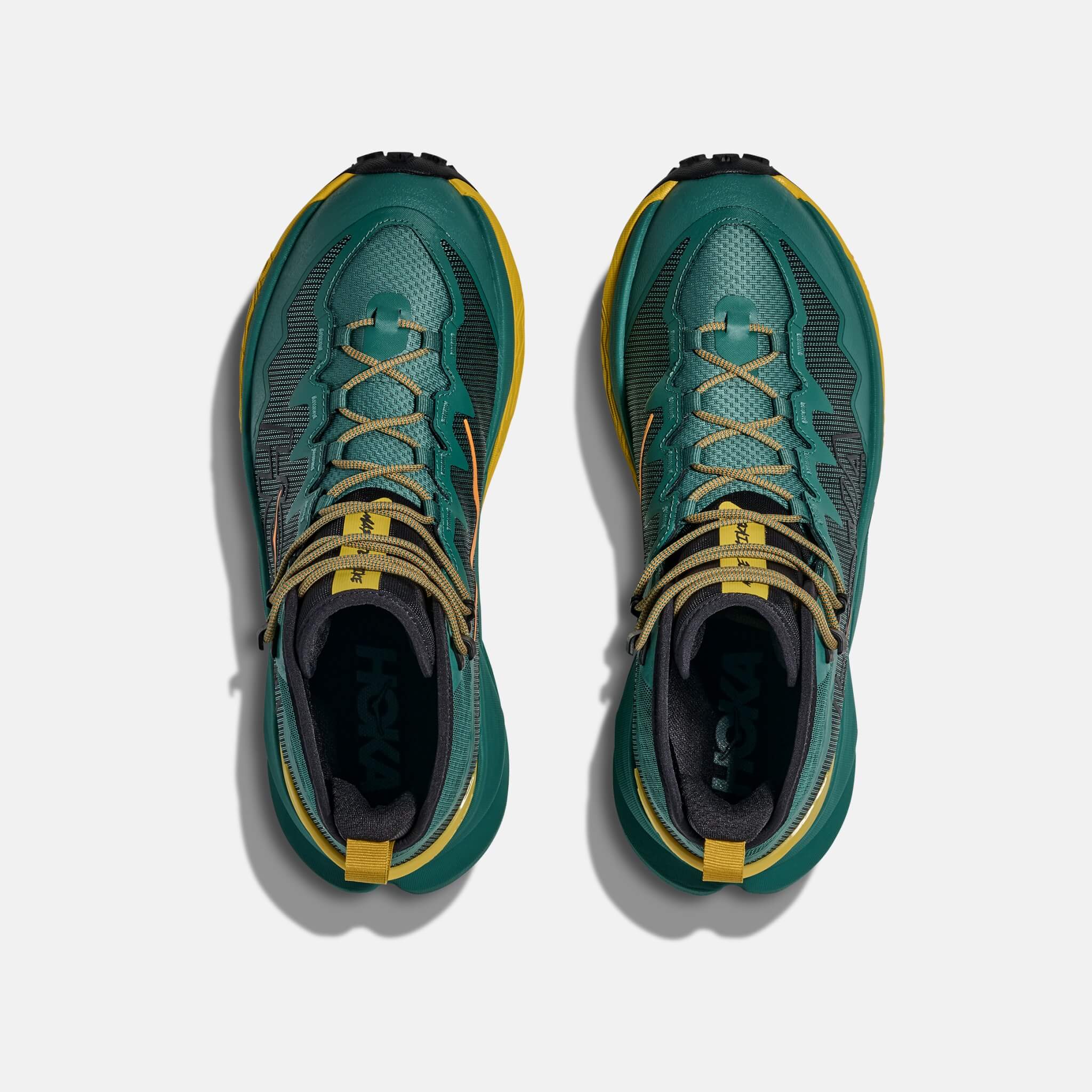 Męskie zielone buty outdoorowe Hoka Mafate Hike