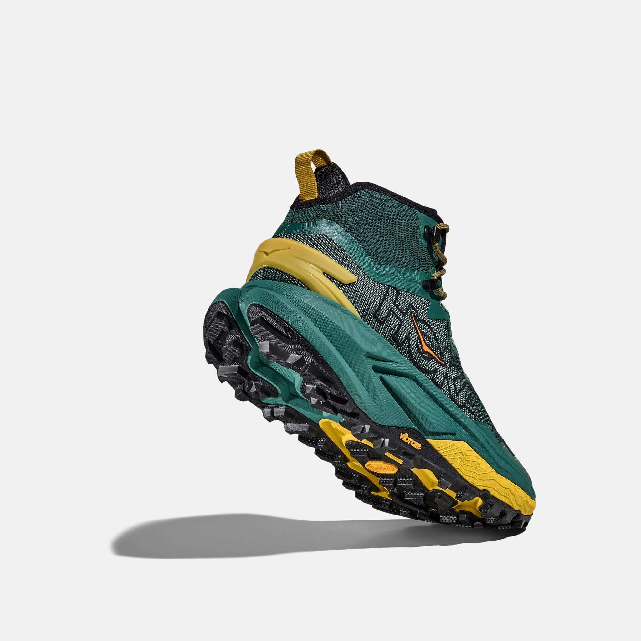 Męskie zielone buty outdoorowe Hoka Mafate Hike