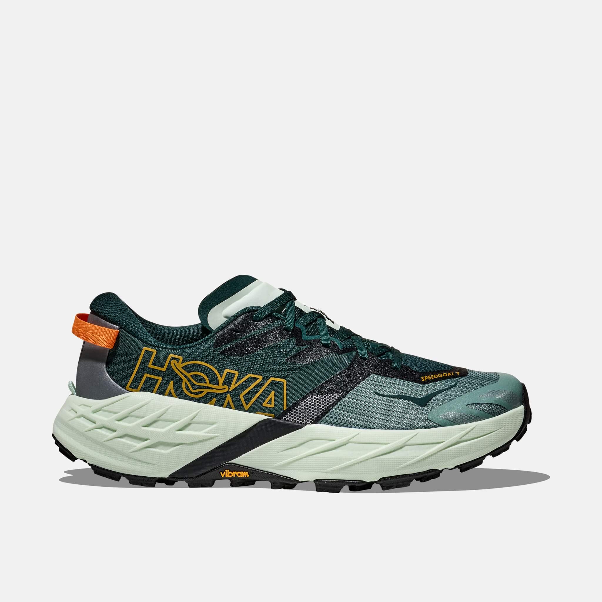 Męskie zielone sneakersy Hoka Speedgoat 7