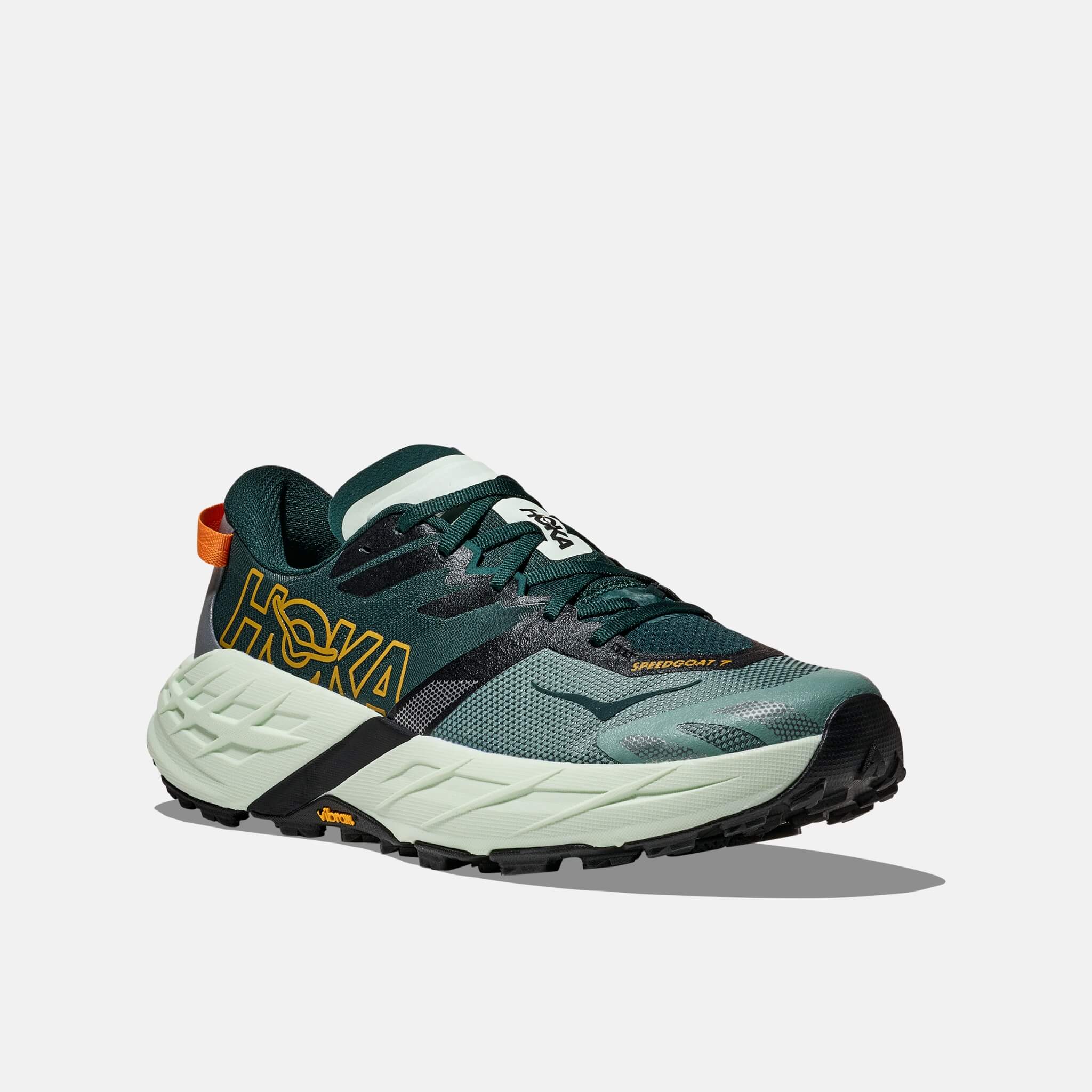 Męskie zielone sneakersy Hoka Speedgoat 7