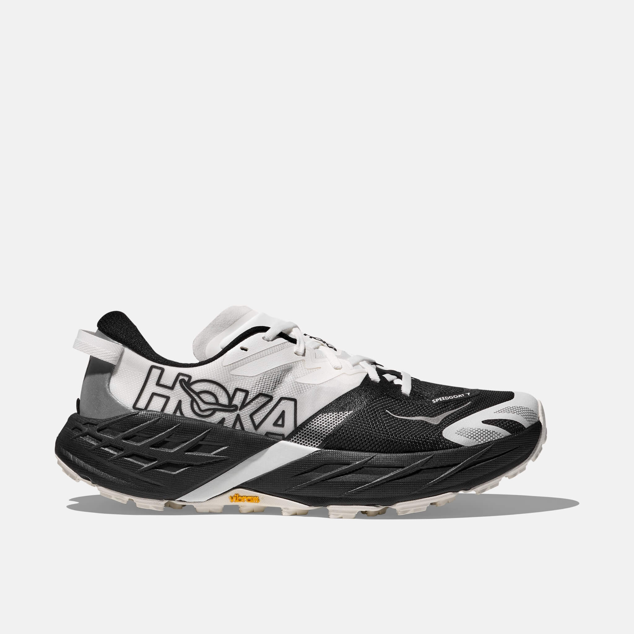 Męskie czarno-białe sneakersy Hoka Speedgoat 7