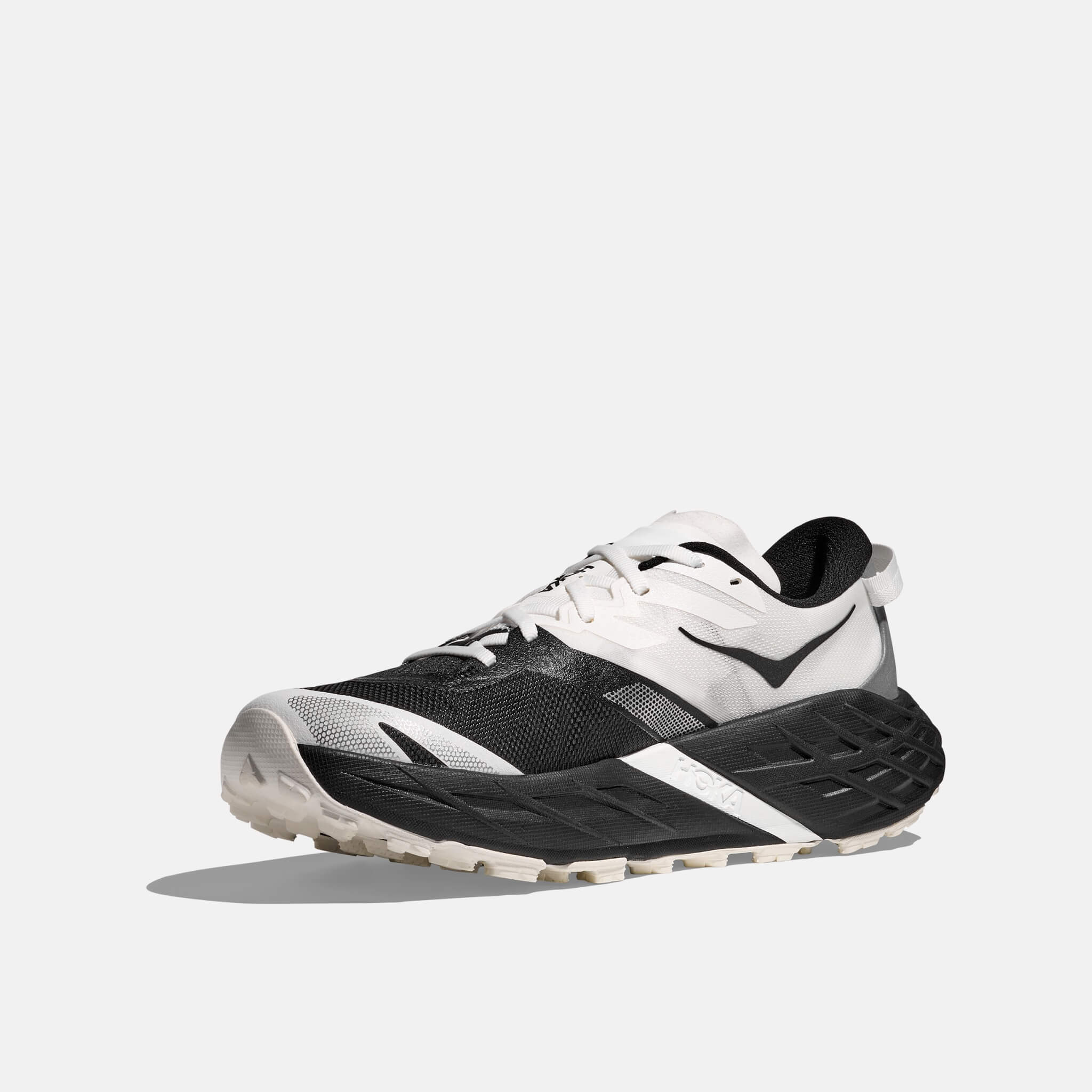Męskie czarno-białe sneakersy Hoka Speedgoat 7