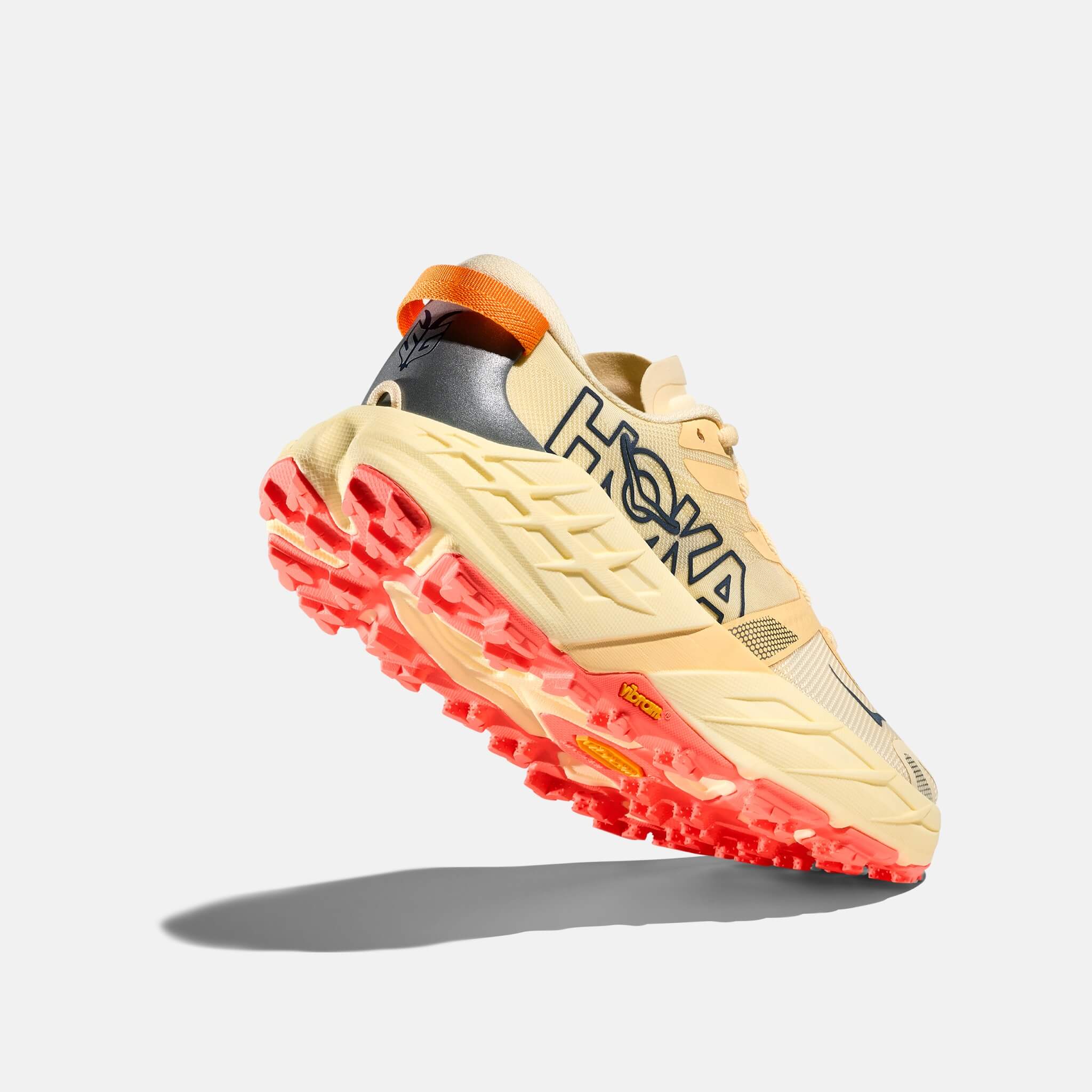Damskie żółto-beżowe sneakersy Hoka Speedgoat 7