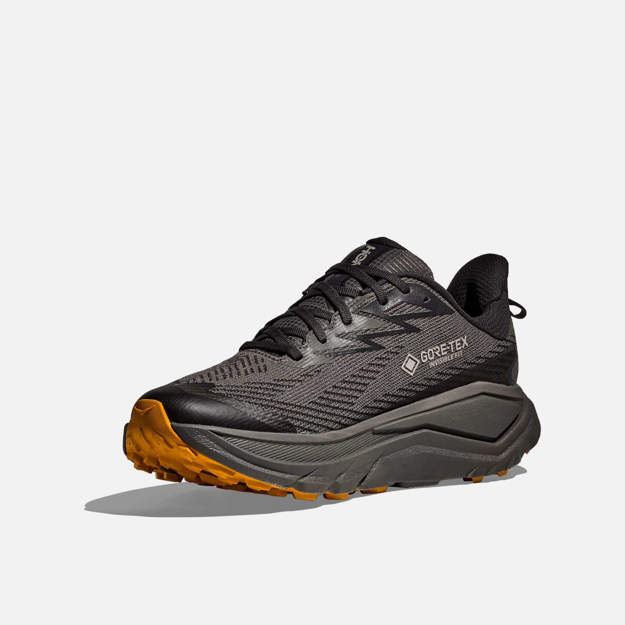 Męskie szaro-czarne sneakersy Hoka Challenger 8 GTX