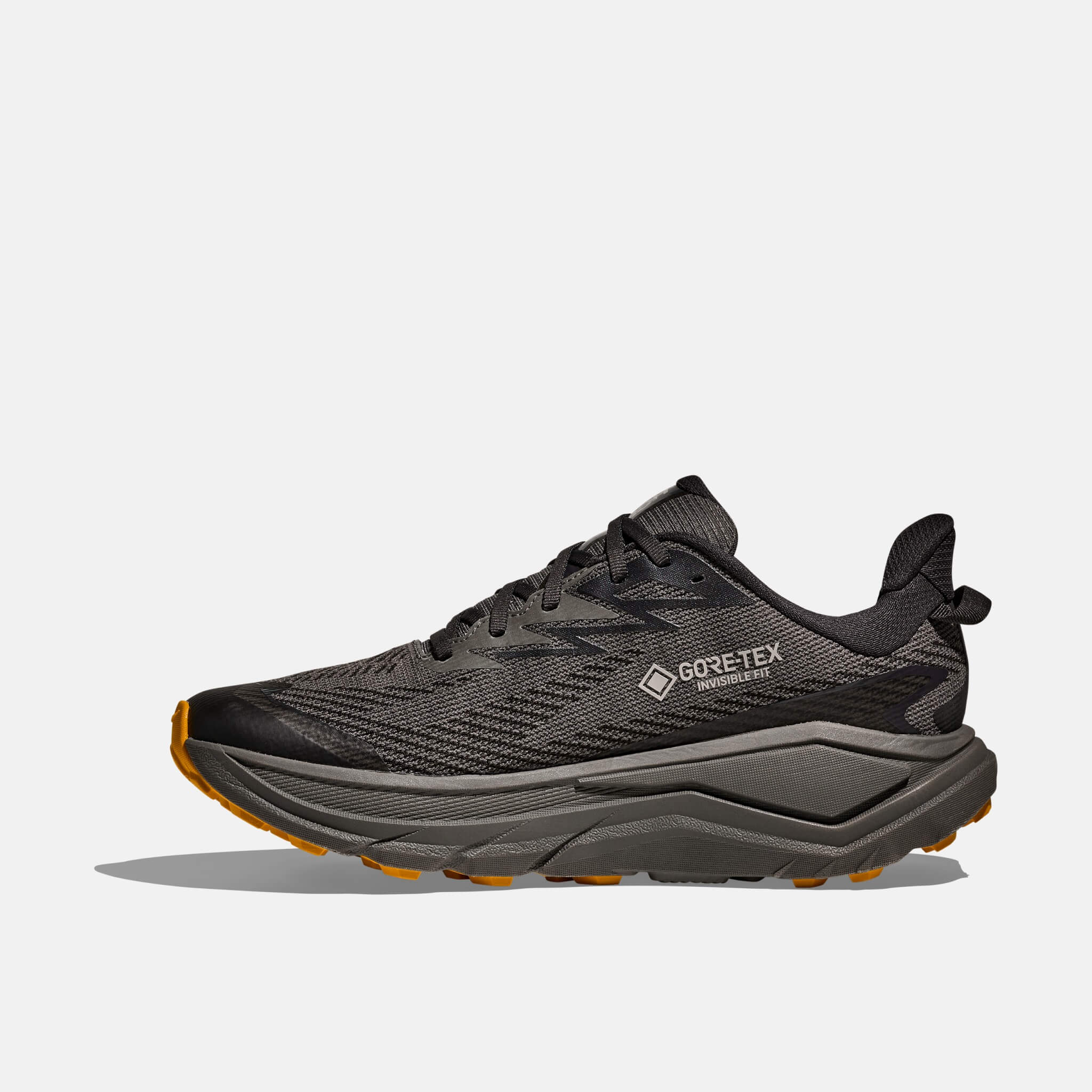 Męskie szaro-czarne sneakersy Hoka Challenger 8 GTX