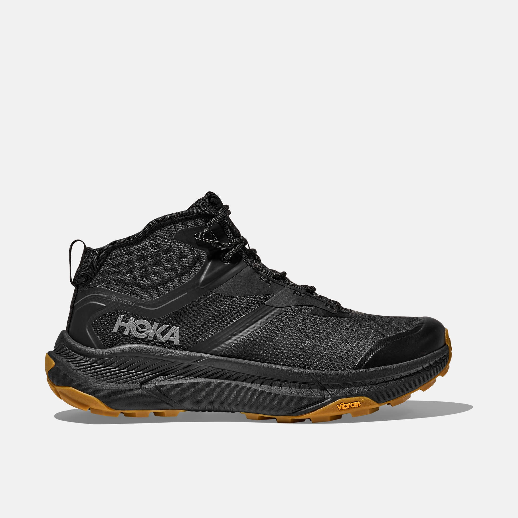 Men's Black Hoka Transport Hike GTX Outdoor Shoes