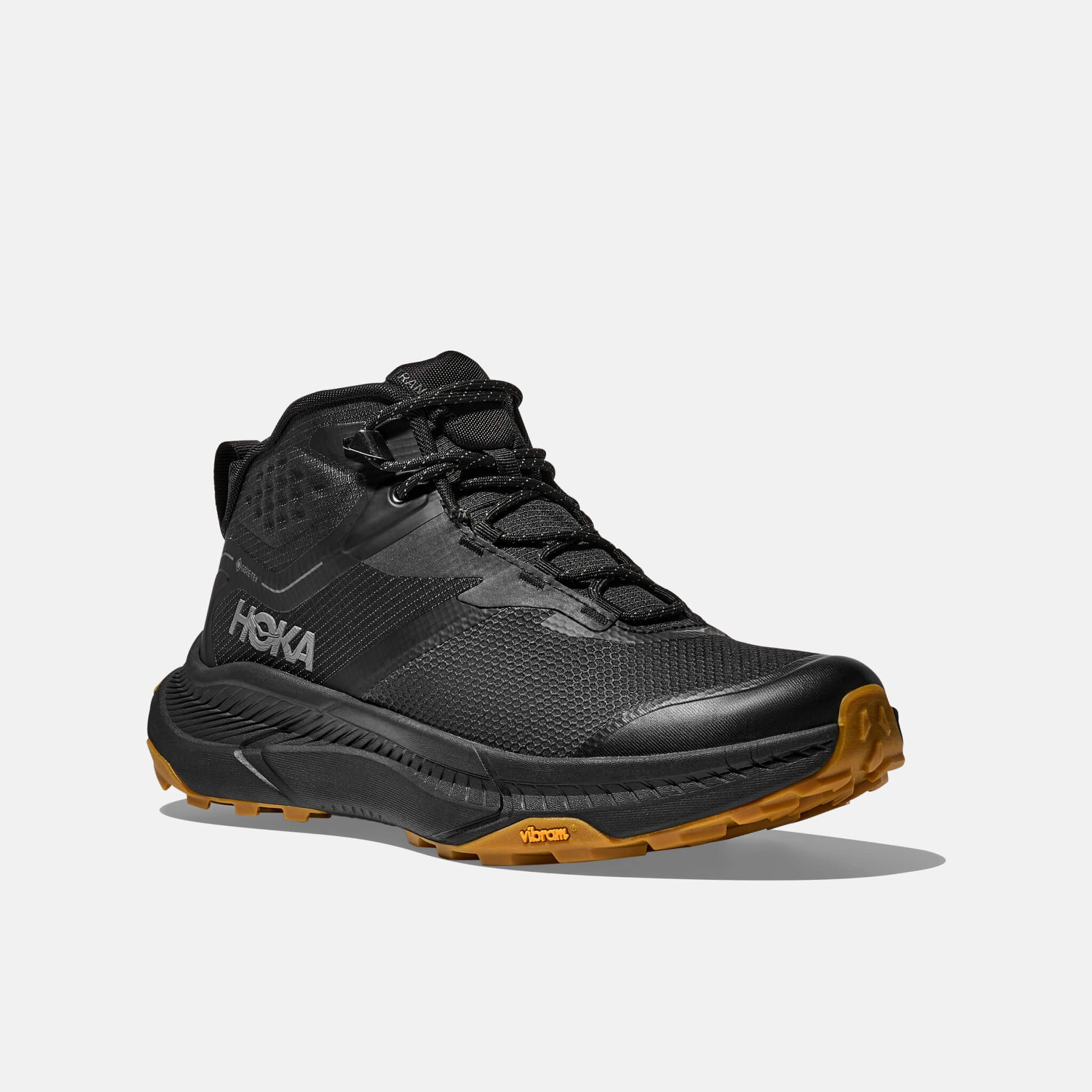 Men's Black Hoka Transport Hike GTX Outdoor Shoes