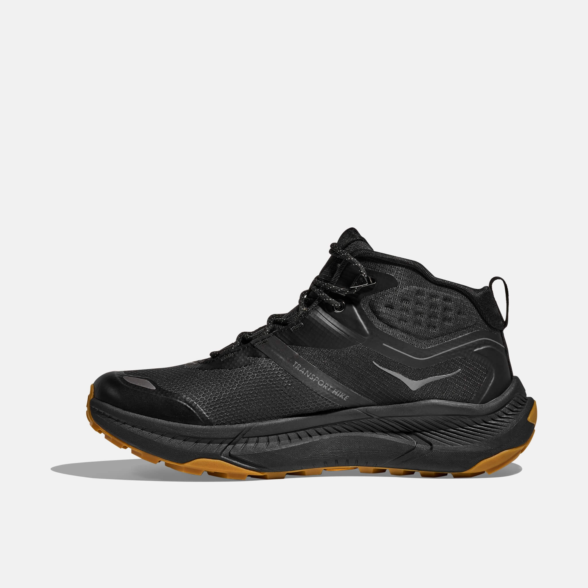 Men's Black Hoka Transport Hike GTX Outdoor Shoes